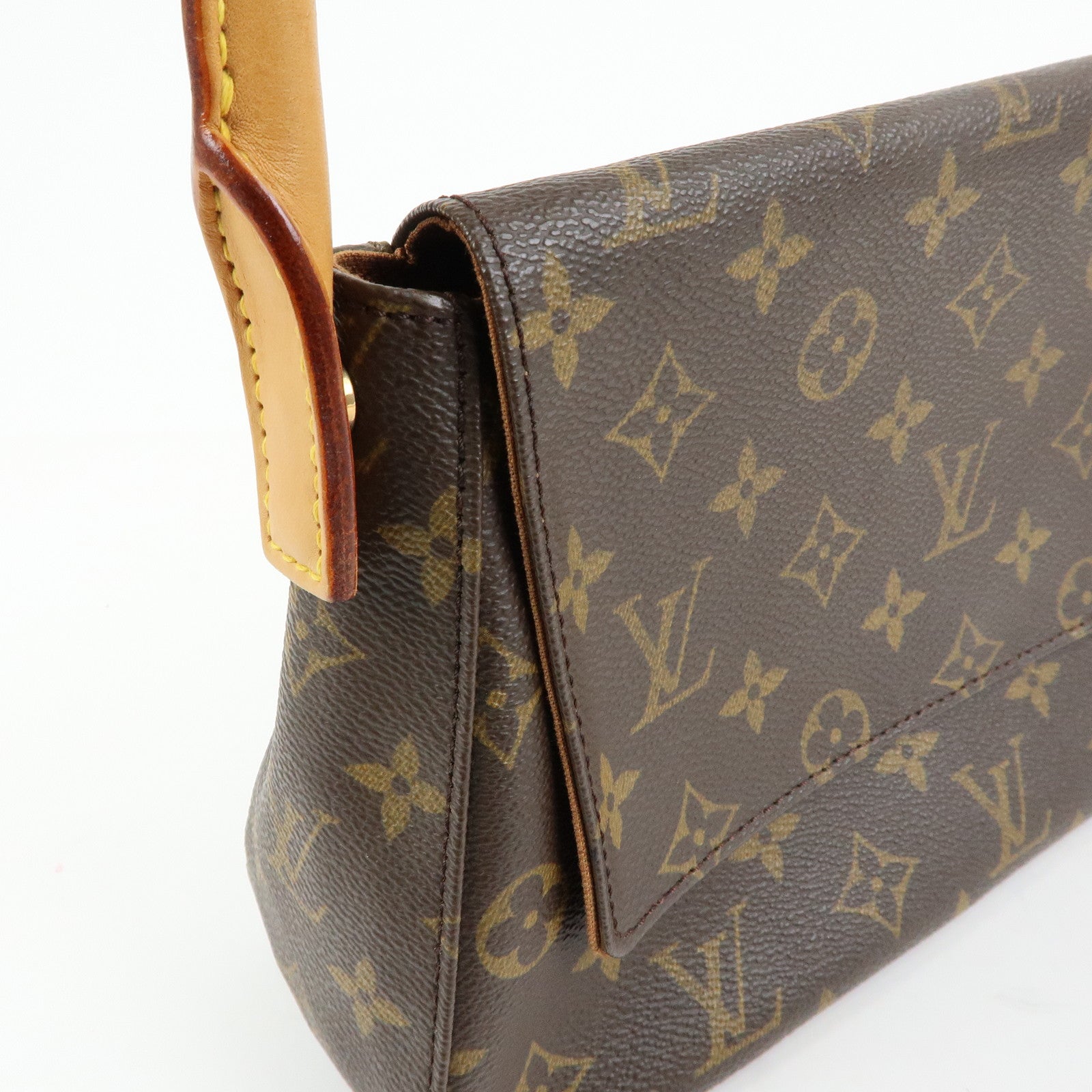 Louis Vuitton Monogram Mini Looping Shoulder Bag Brown M51147