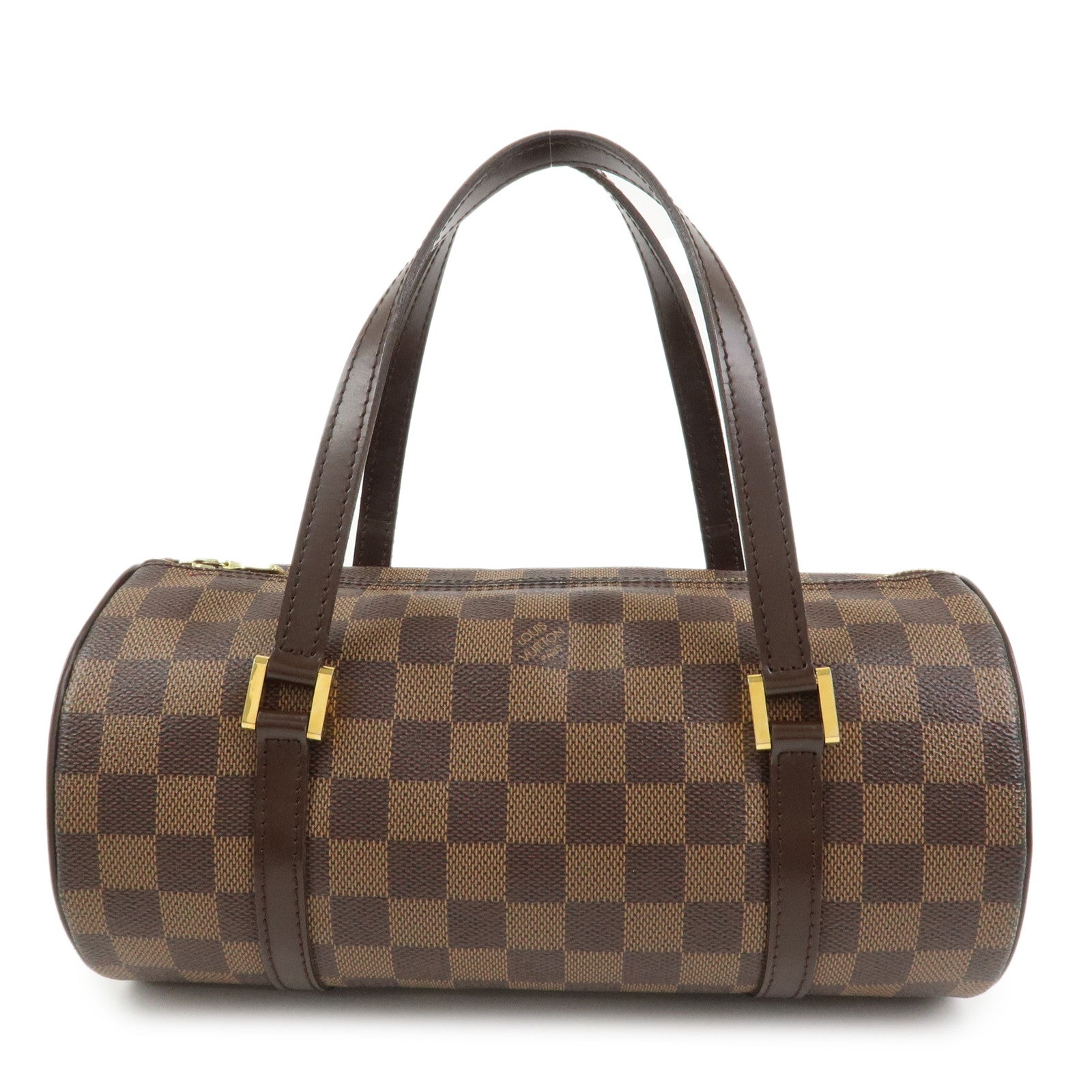 Louis Vuitton Damier Ebene Papillon 26 Hand Bag Brown N51304