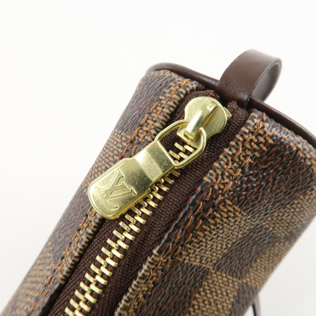 Louis Vuitton Damier Mini Pouch for Papillon Bag Damier Ebene Used