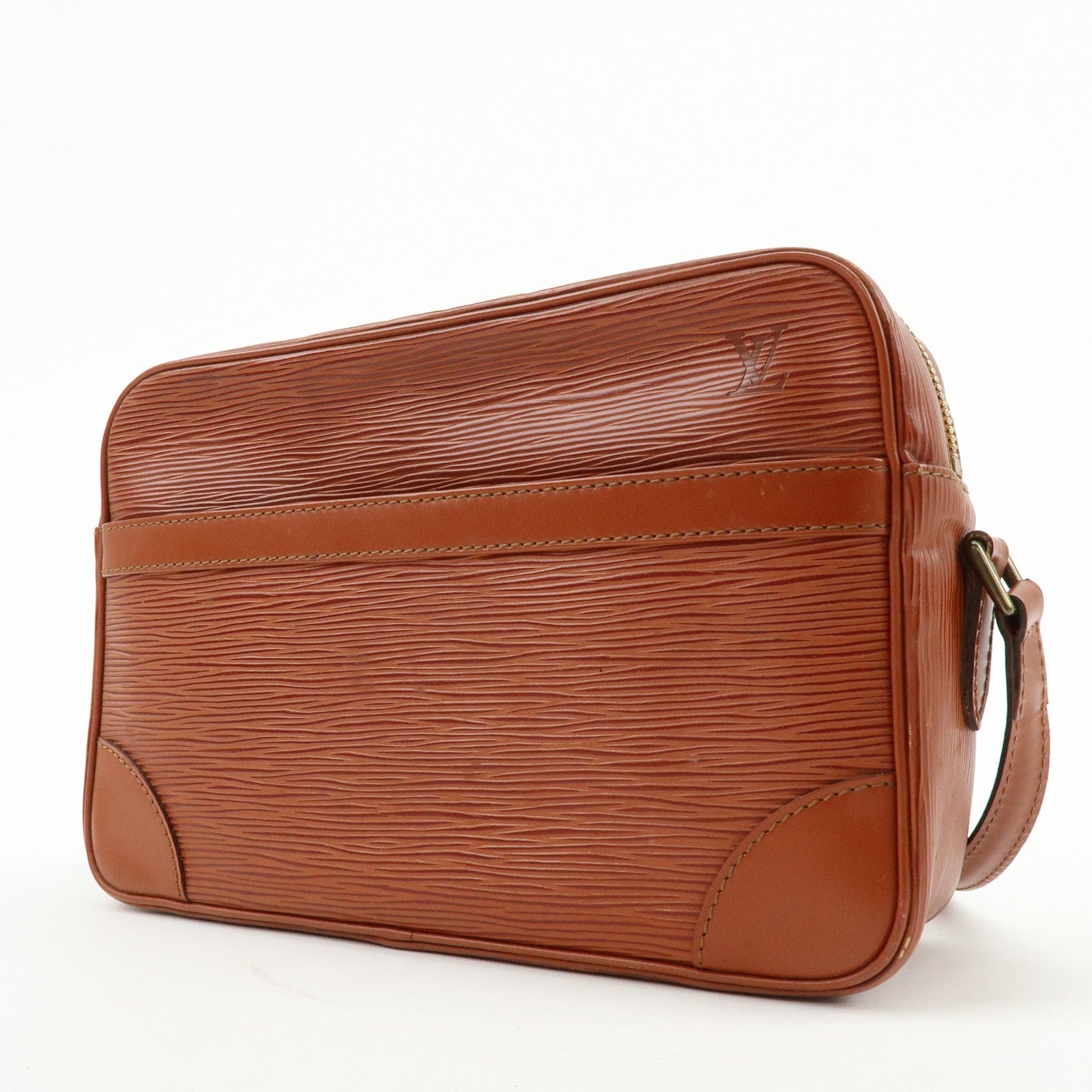 Louis Vuitton Epi Trocadero 24 Shoulder Crossbody Bag Brown M52313