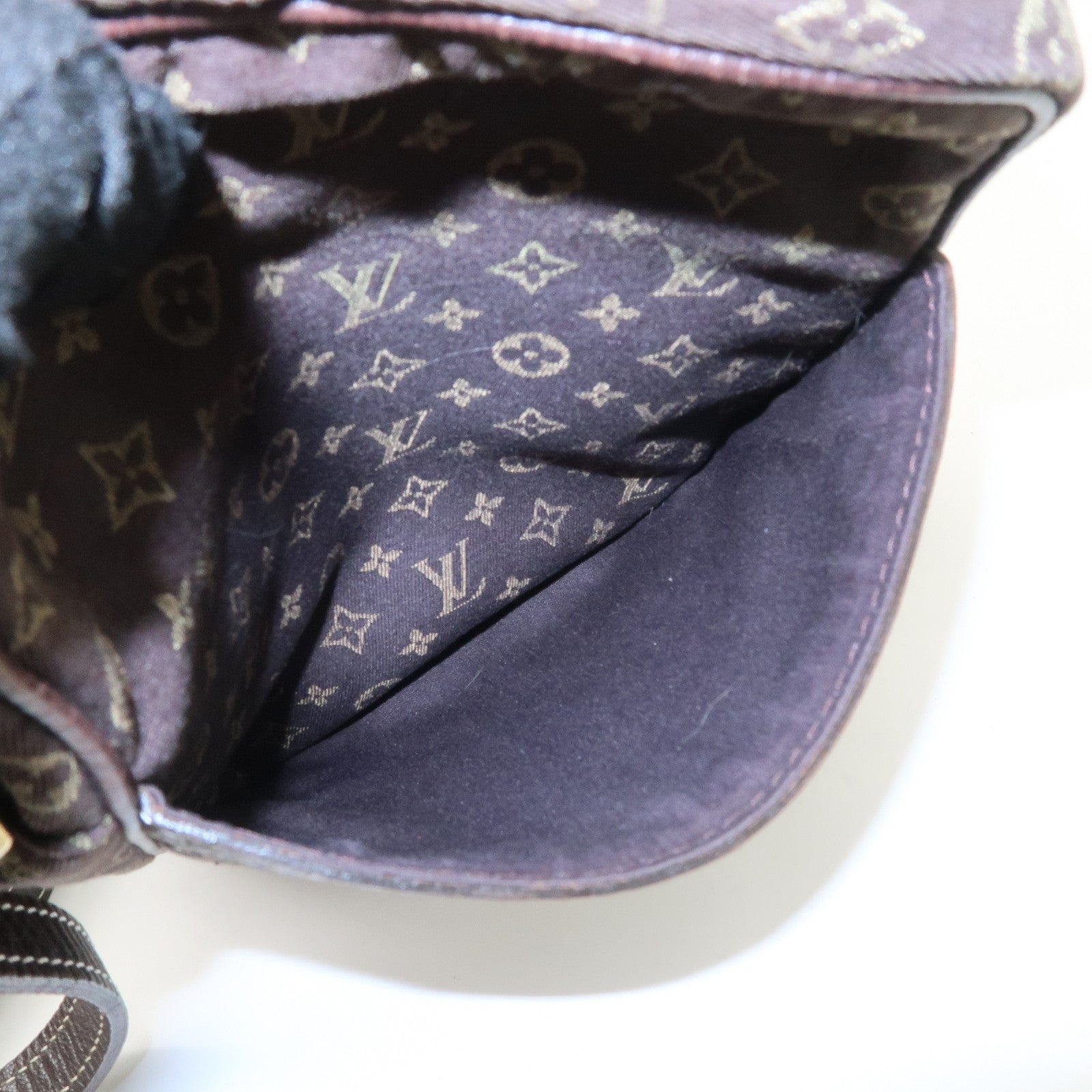 Louis Vuitton Monogram Mini Lin Danube Shoulder Bag Brown M95228