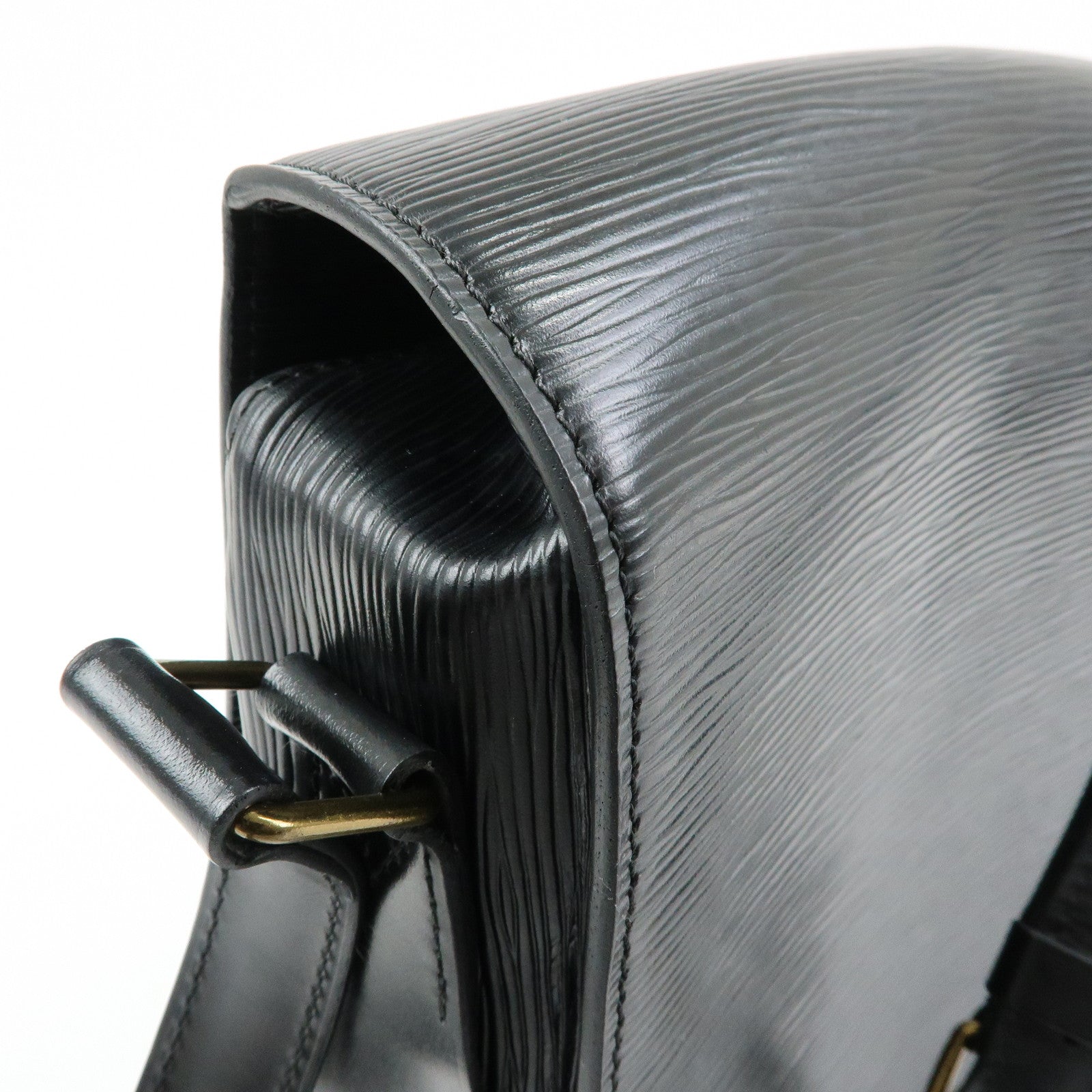 Louis Vuitton Epi Leather Cartouchiere Shoulder Bag Noir M52242
