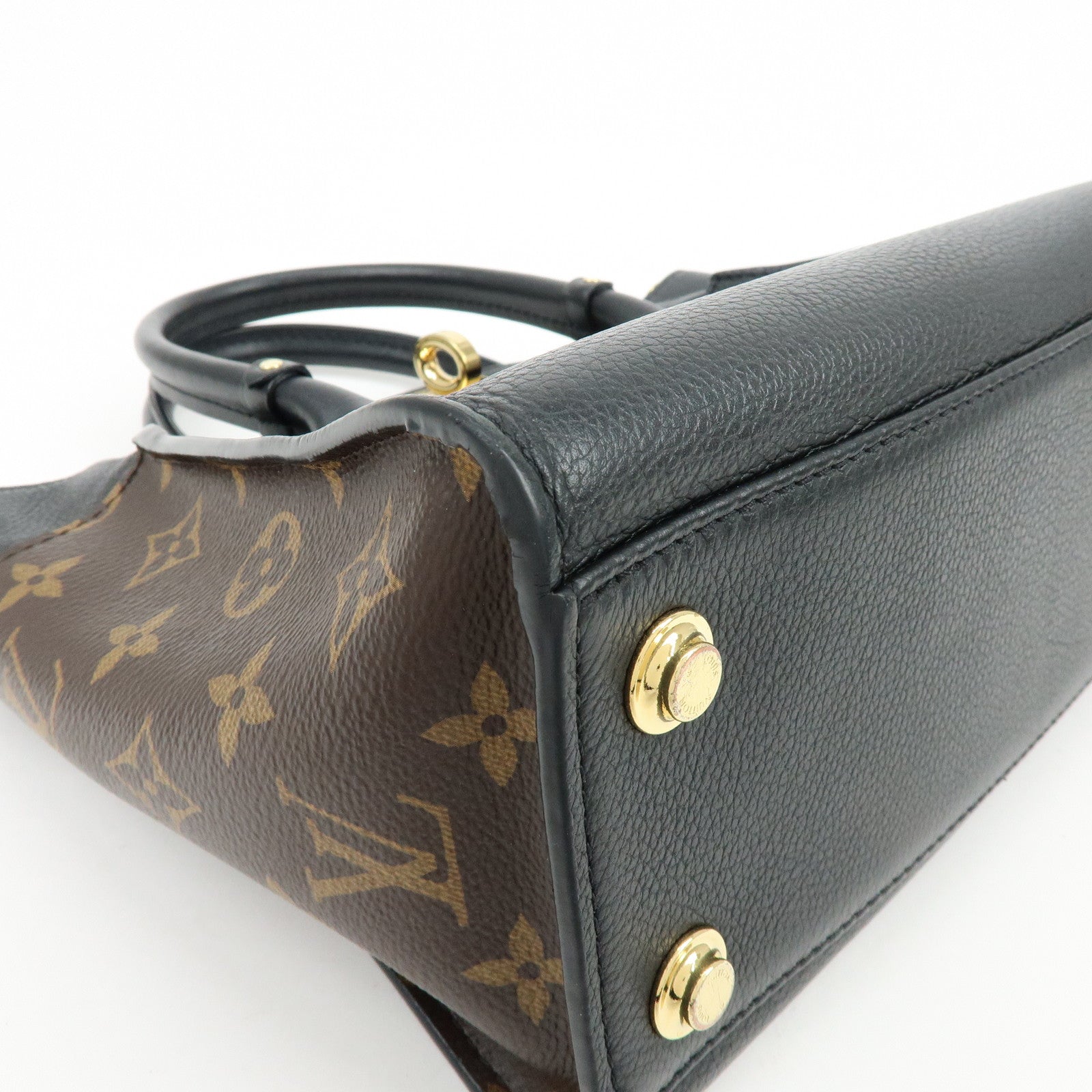 Louis Vuitton Monogram On My Side PM Canvas Leather 2Way Bag M57728
