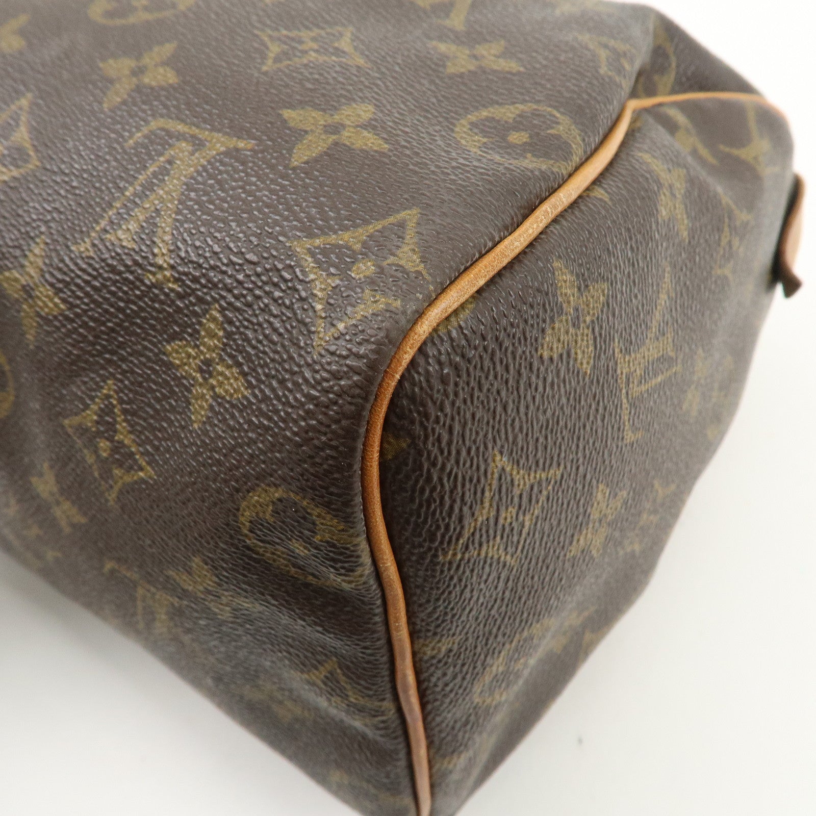 Louis Vuitton Monogram Speedy 25 Boston Bag Hand Bag Brown M41528