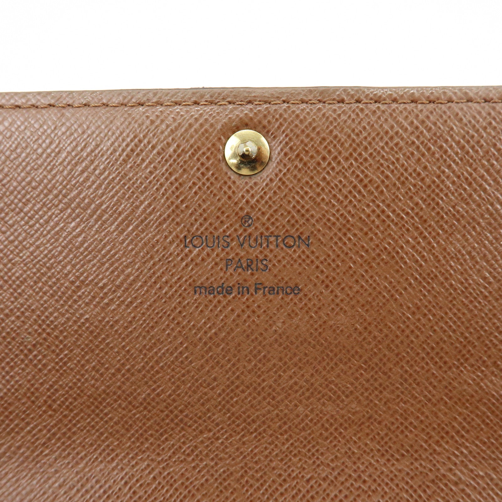 Louis Vuitton Monogram Portefeuille Sarah Long Wallet Brown M61734