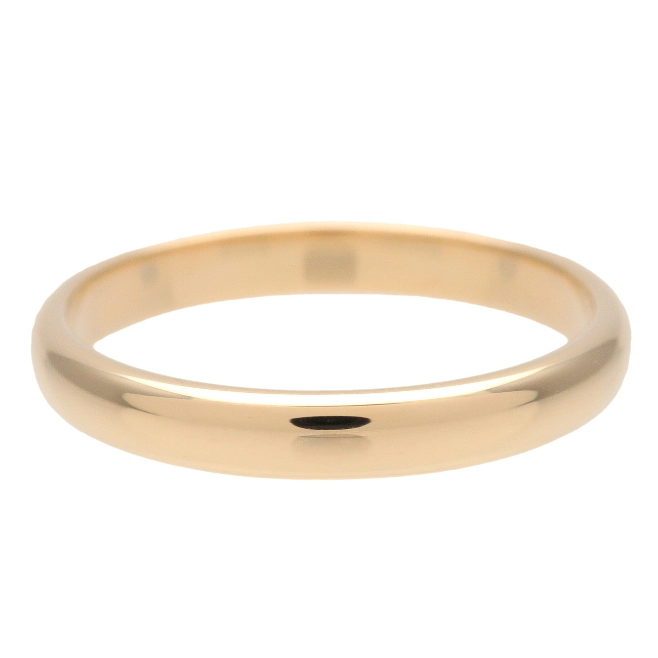 Tiffany & Co Forever Wedding Band Ring K18 750YG #58 US8.25 EU58