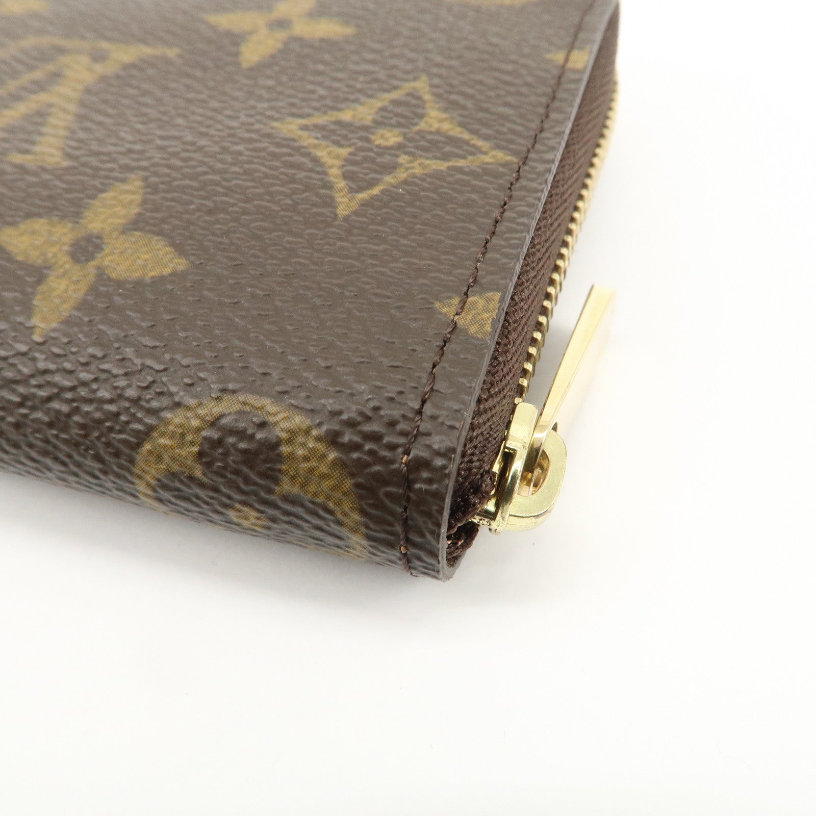 Louis Vuitton Monogram Zippy Coin Purse Coin Case Brown M60067 Used