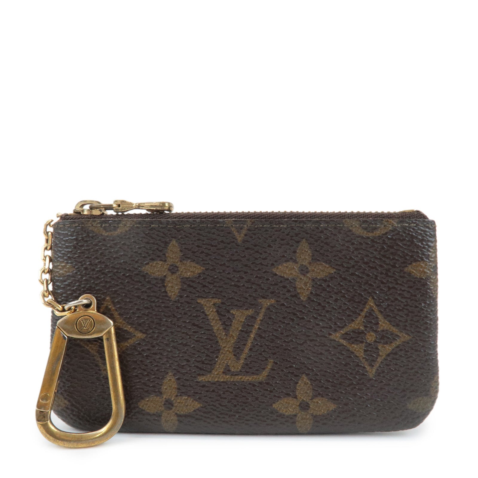 Louis Vuitton Monogram Pochette Cles Coin Case Key Case M62650