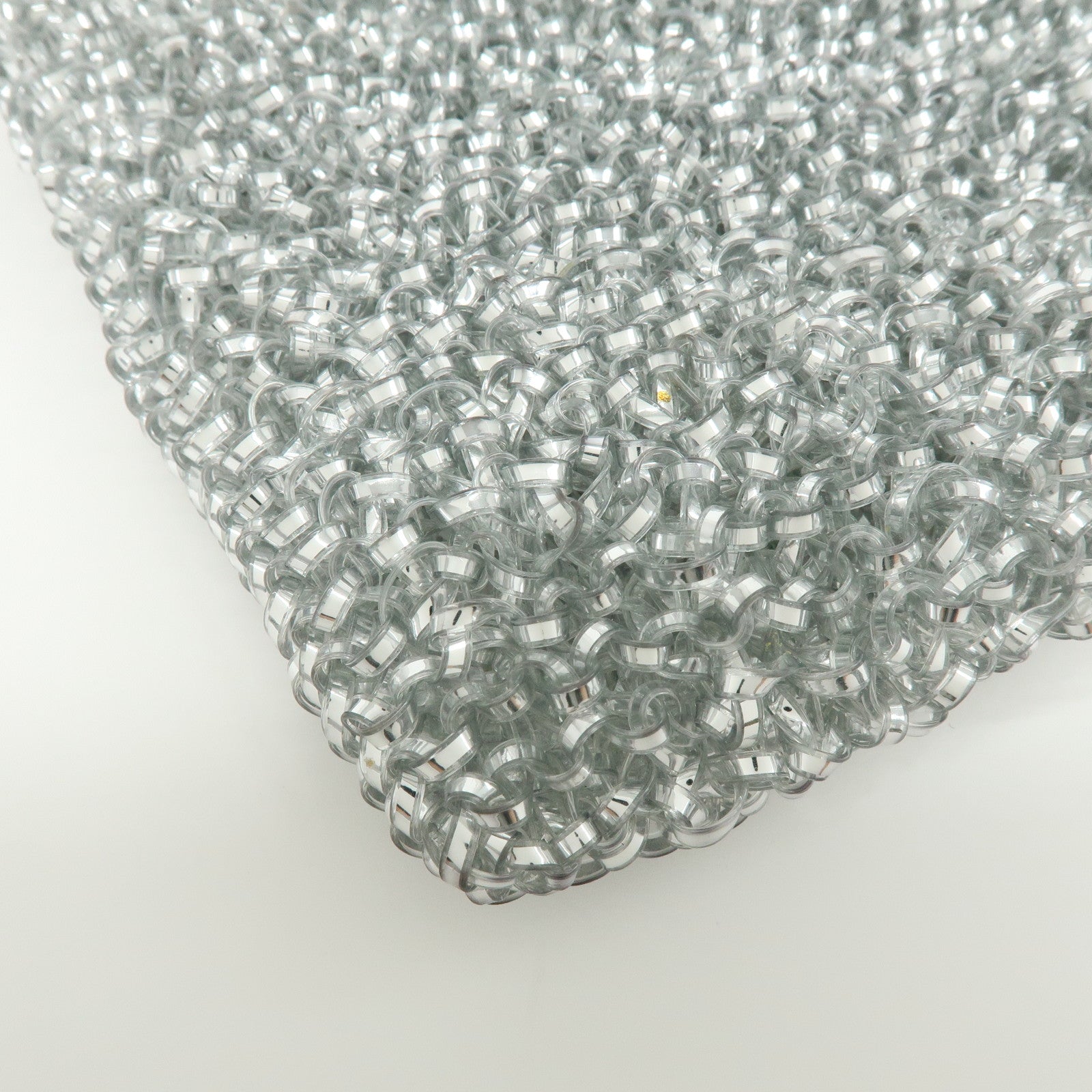 ANTEPRIMA PVC 2Way Bag Hand Bag Shoulder Bag Silver