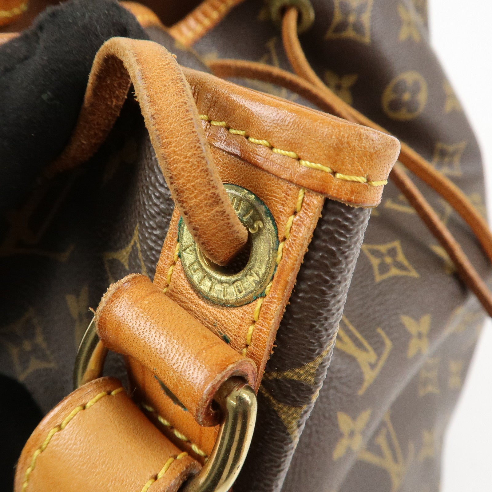 Louis Vuitton Monogram Petit Noe Shoulder Bag Brown M42226