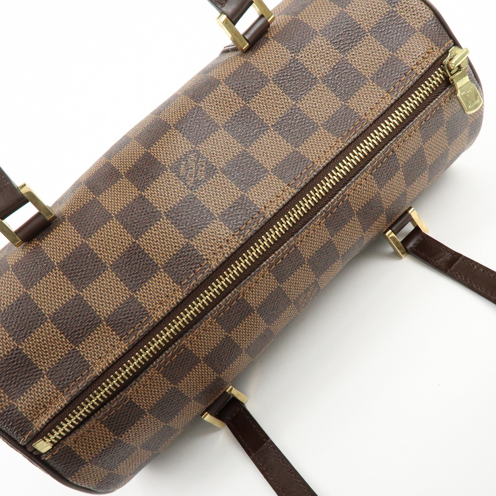 Louis Vuitton Damier Ebene Papillon 26 Hand Bag Brown N51304