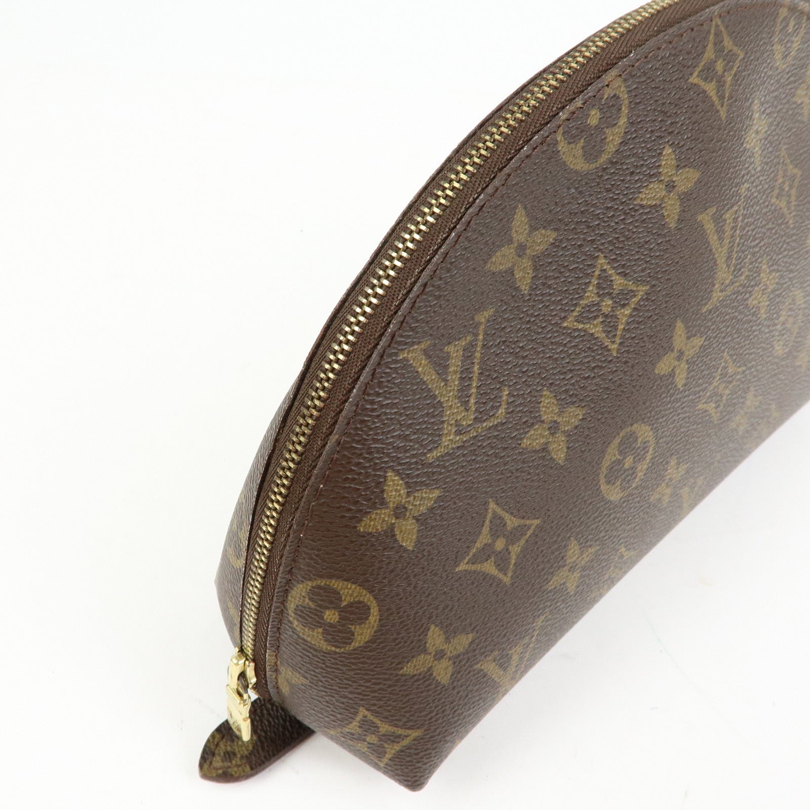 Louis Vuitton Monogram Trousse Demi Ronde Pouch M47520