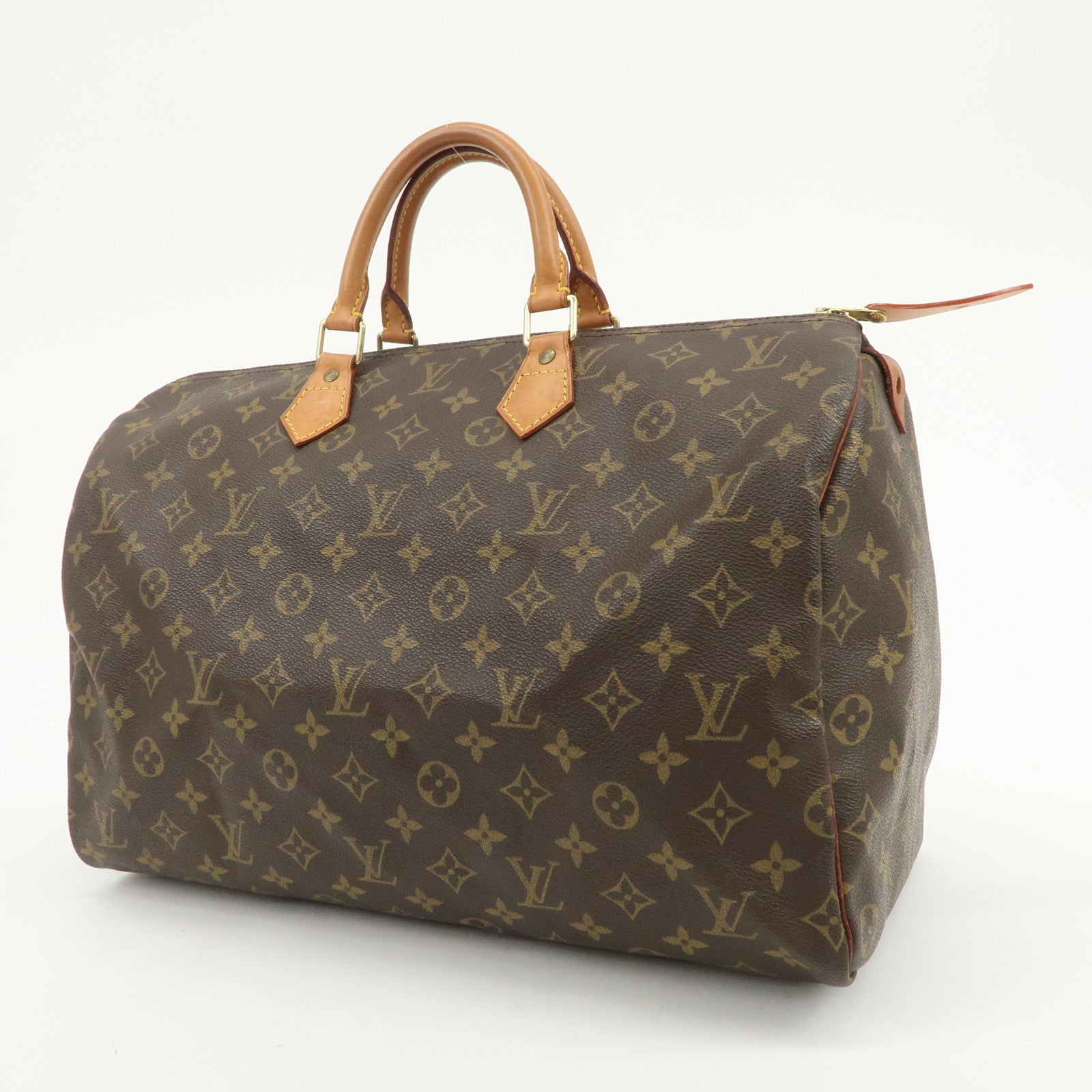 Louis Vuitton Monogram Speedy 40 Hand Bag Boston Bag Brown M41522
