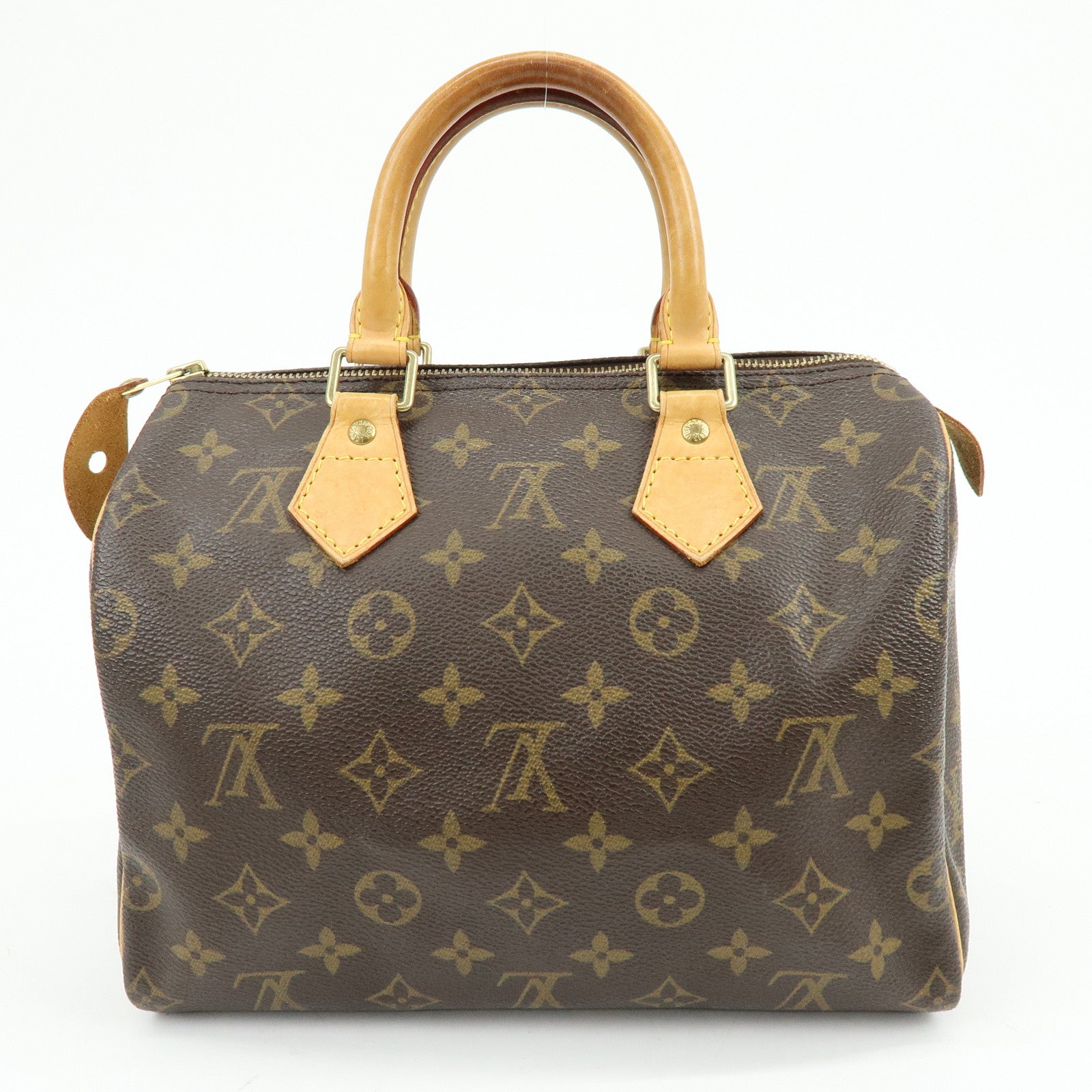 Louis Vuitton Monogram Speedy 25 Boston Bag Hand Bag Brown M41528