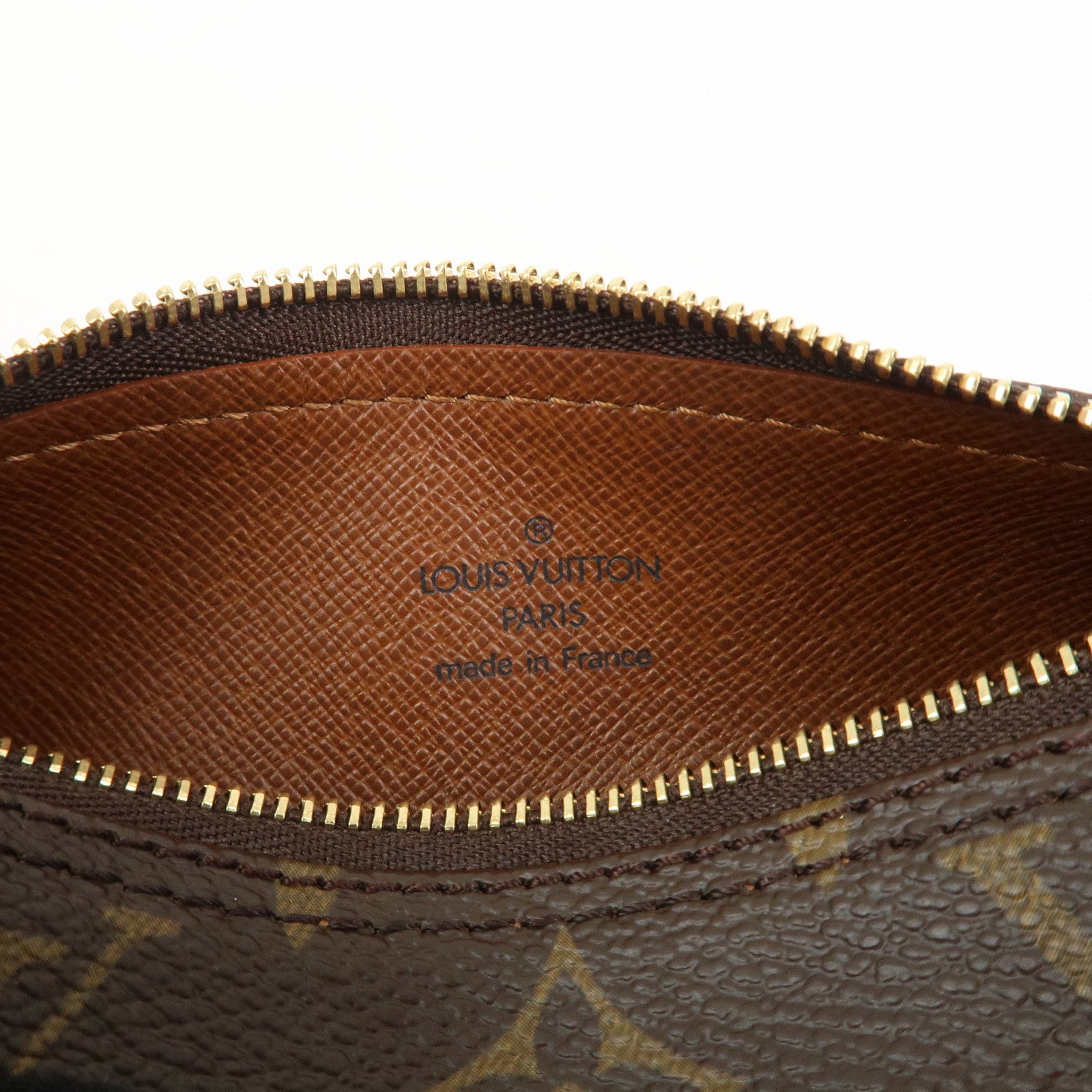 Louis Vuitton Monogram Mini Pouch for Papillon Bag Brown