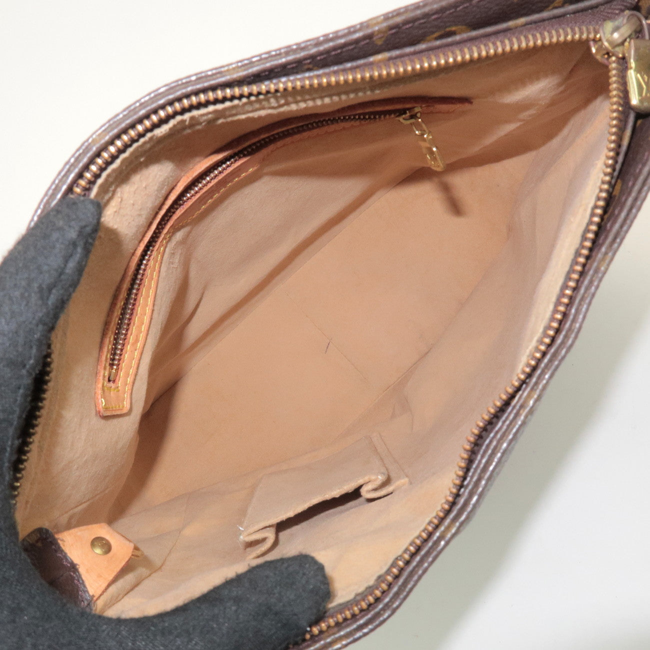 Louis Vuitton Monogram Looping GM Shoulder Bag Brown M51145
