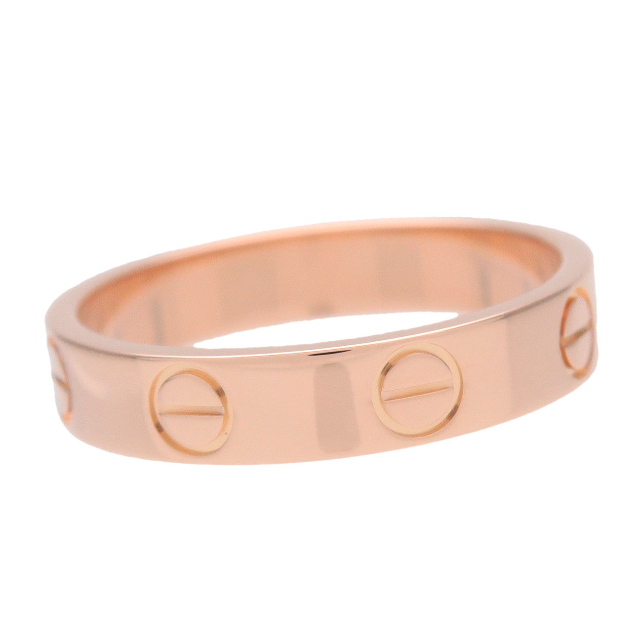 Cartier Mini Love Ring K18 750PG Rose Gold #50 US5.25 EU50 HK11.5