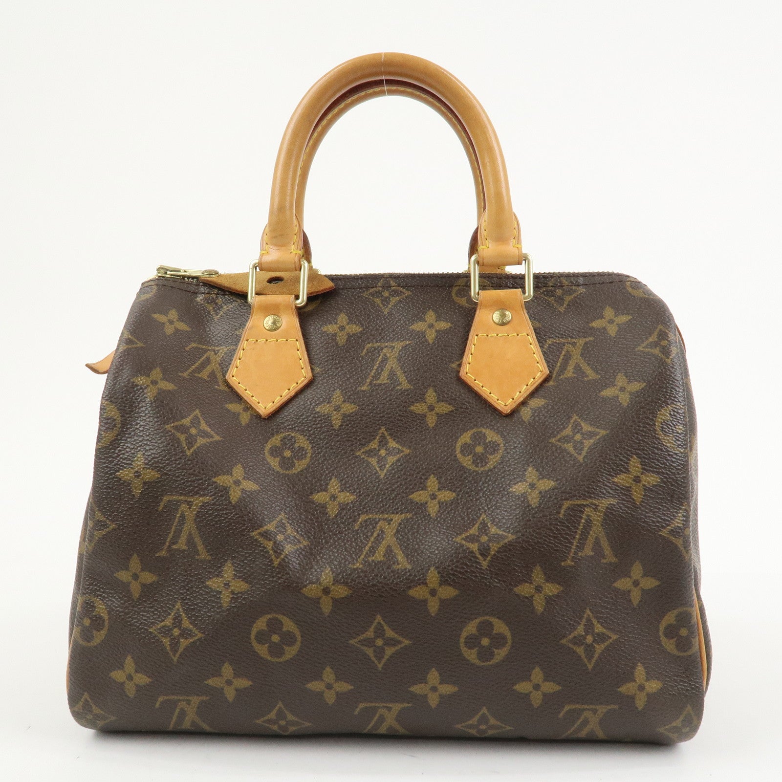 Louis Vuitton Monogram Speedy 25 Boston Bag Hand Bag Brown M41528