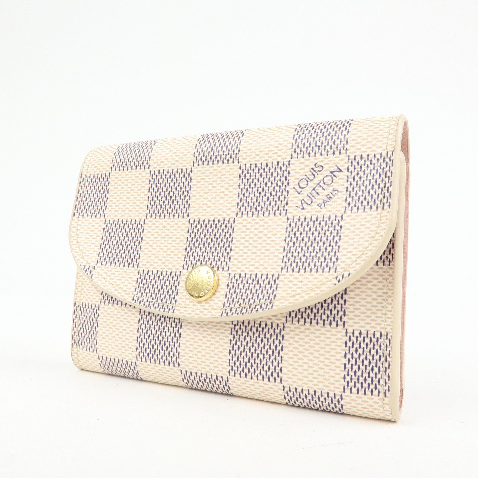 Louis Vuitton Damier Azur Porte Monnaie Rosalie Coin Case N61276
