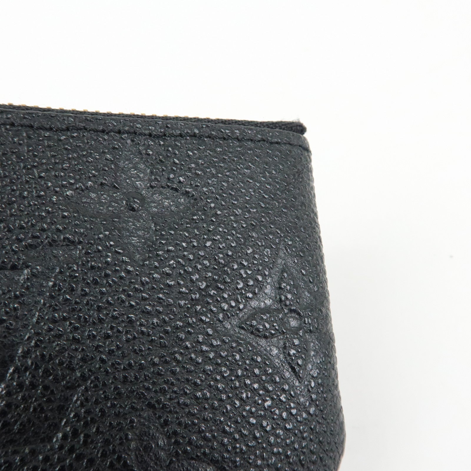Louis Vuitton Monogram Empreinte Pochette Cles Key Case Noir M80879