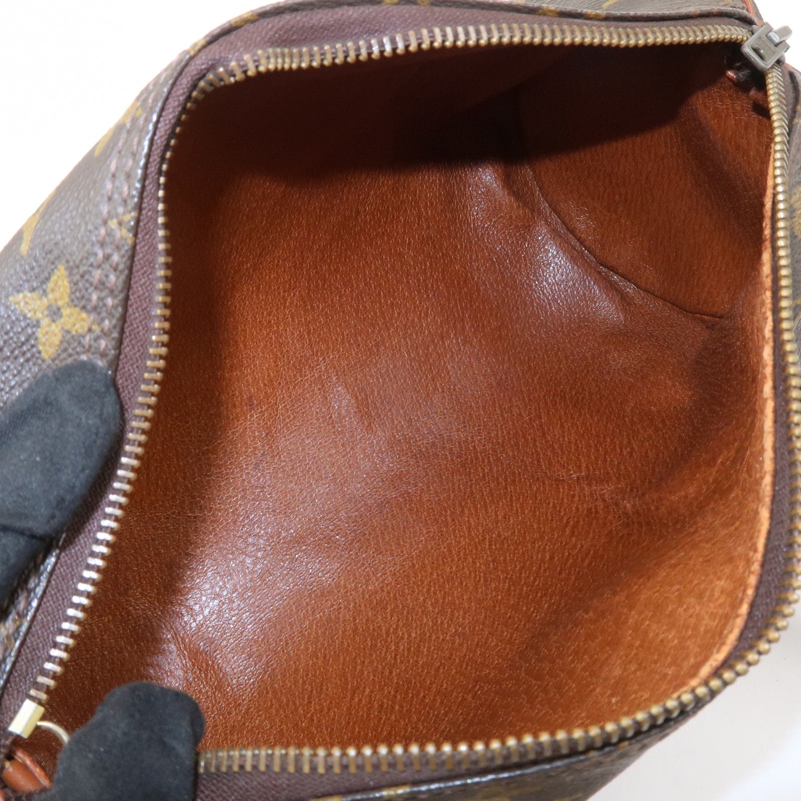 Louis Vuitton Monogram Papillon 30 Hand Bag Brown Old Style M51365