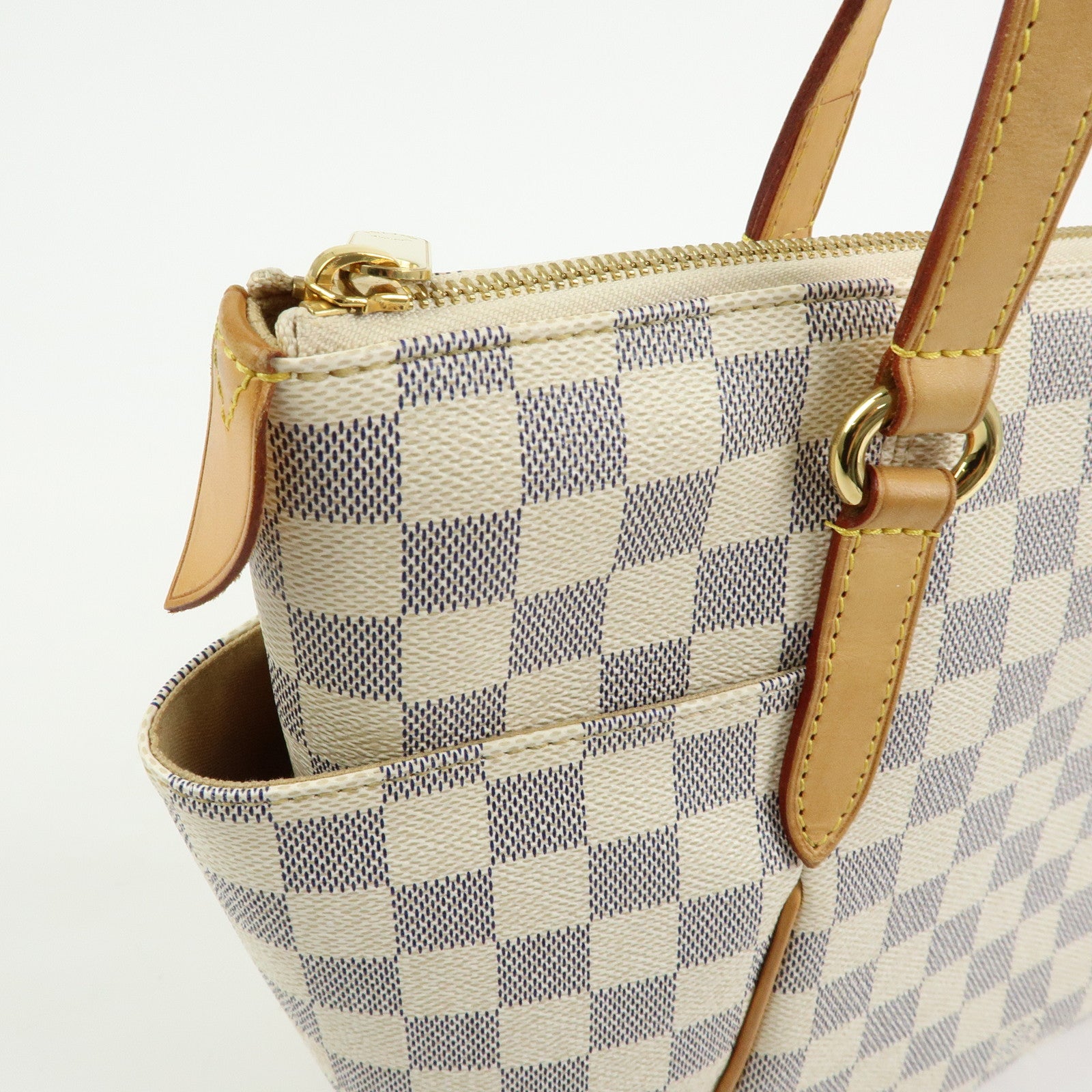 Louis Vuitton Damier Azur Totally PM Tote Bag Shoulder Bag N51261