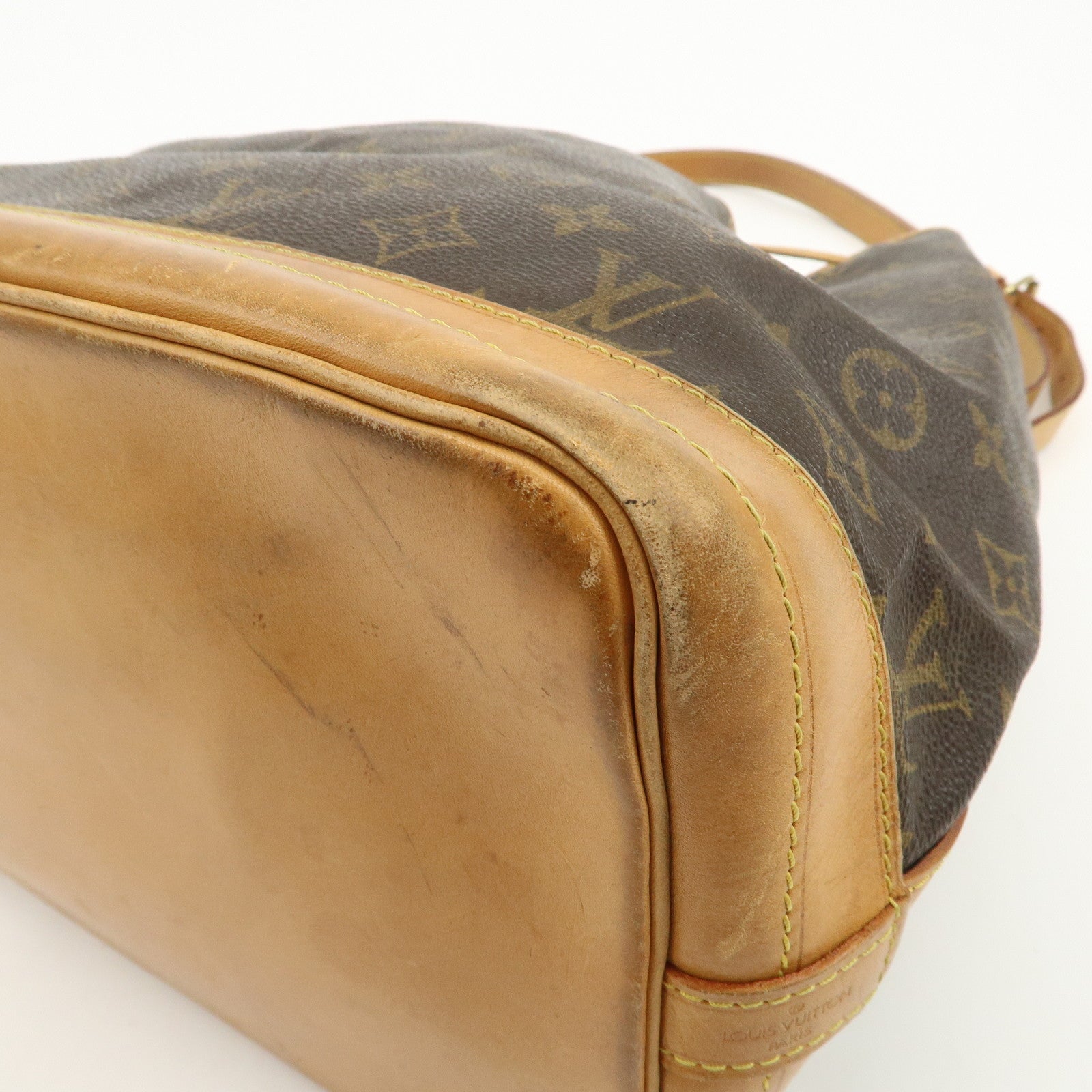 Louis Vuitton Monogram Noe Shoulder Bag Hand Bag Brown M42224