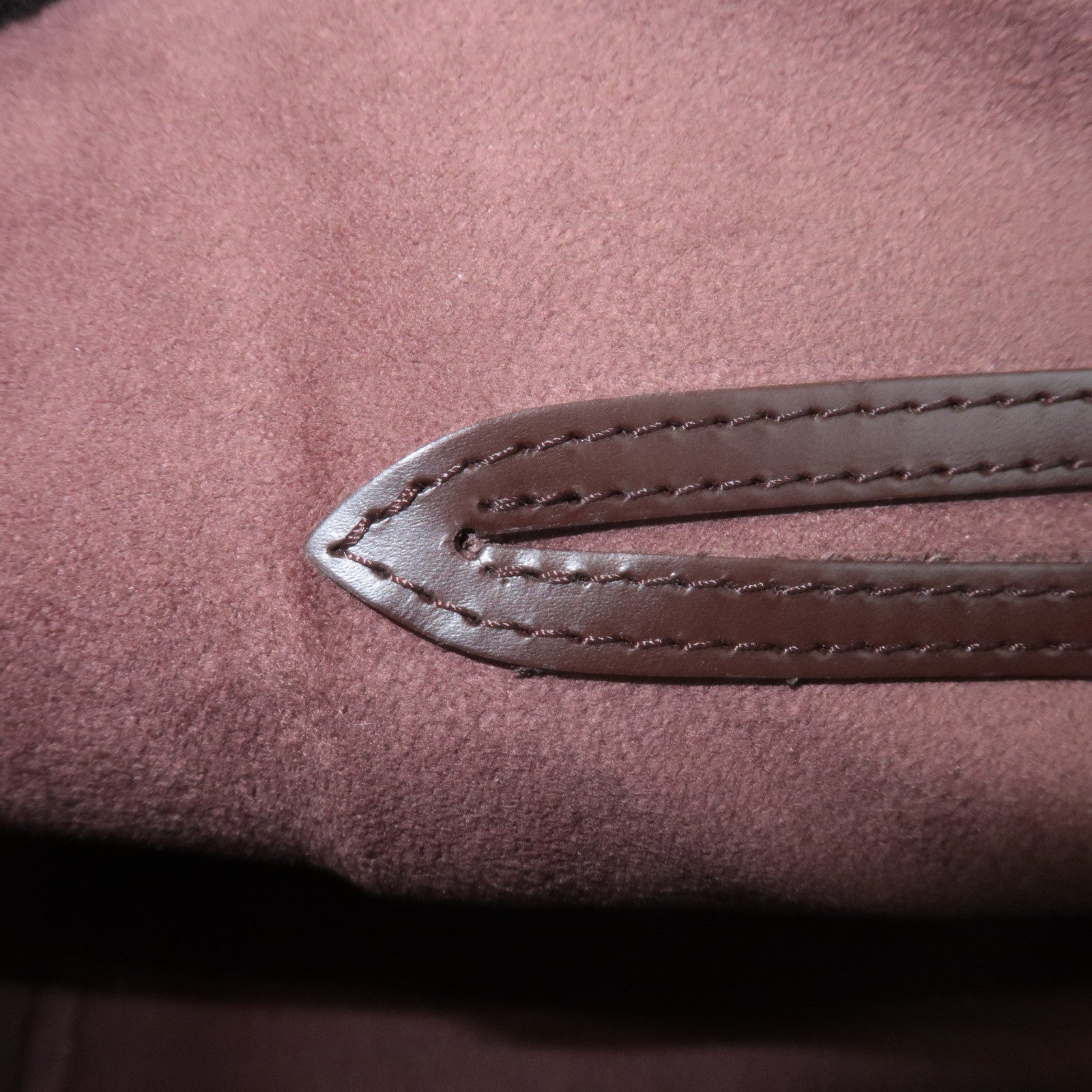 Louis Vuitton Epi Leather Alma PM Hand Bag Mocha Brown M5214D Used