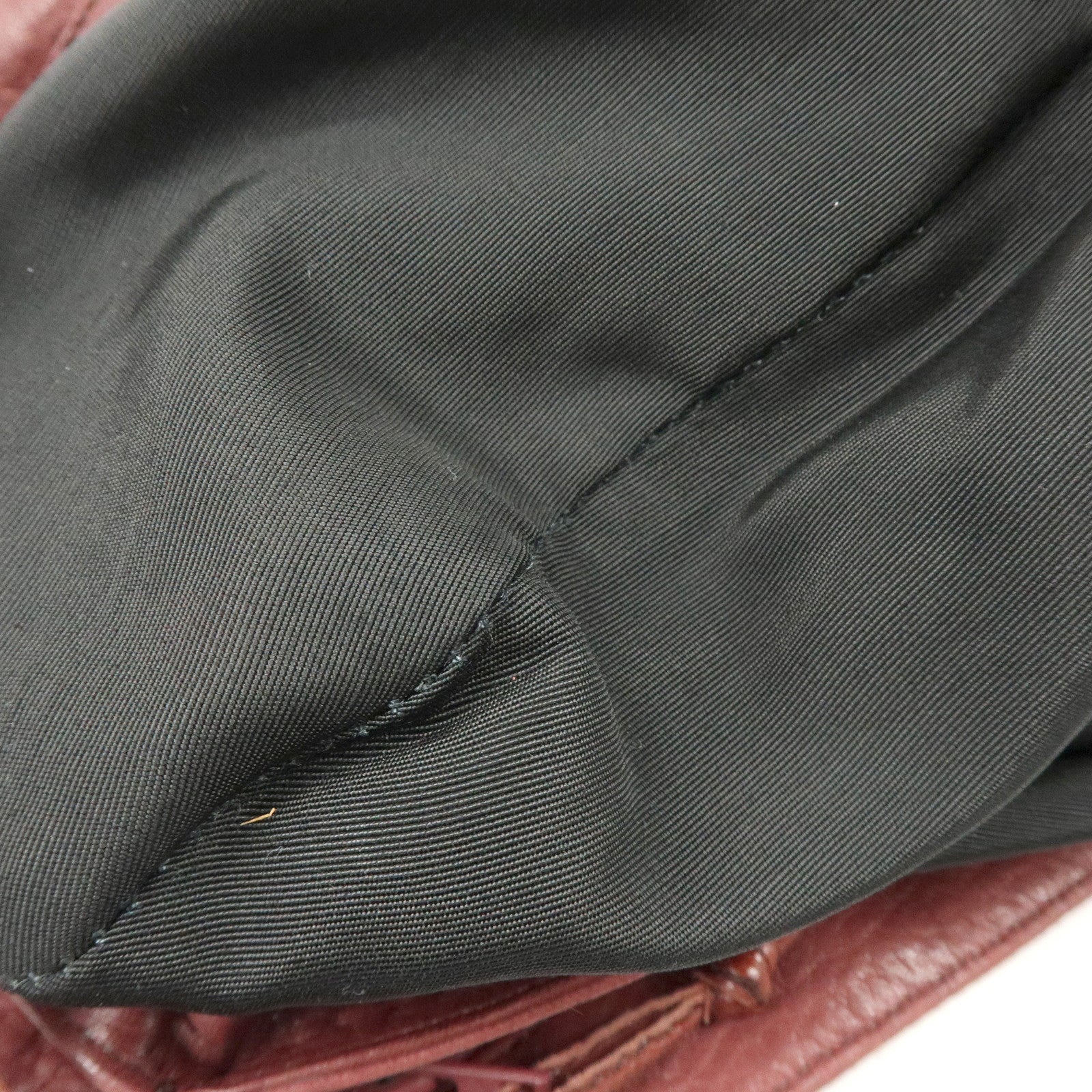 LOEWE Anagram Leather Tote Bag Shoulder Bag Bordeaux