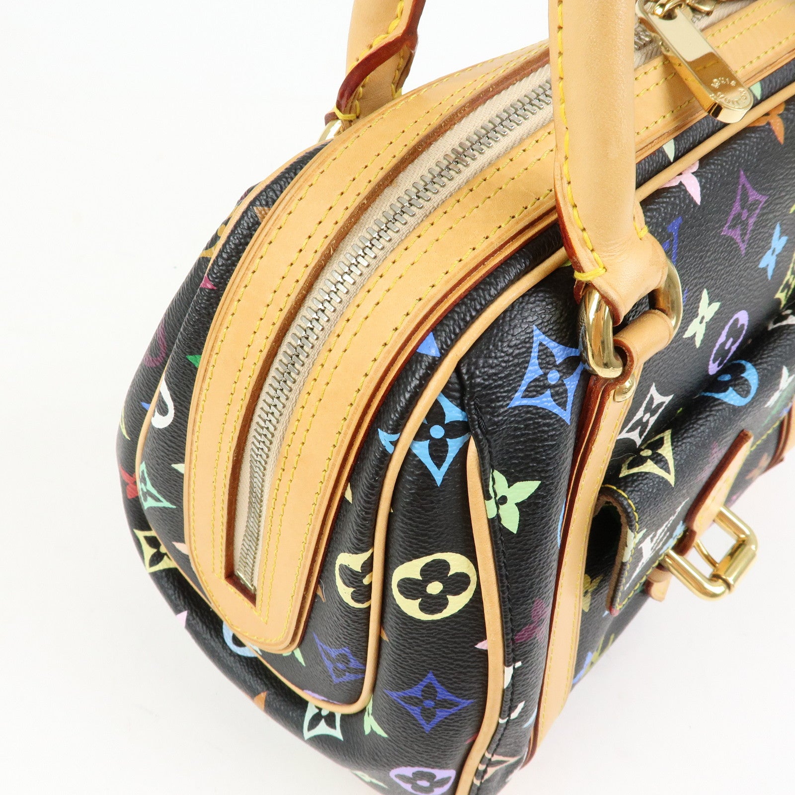 Louis Vuitton Monogram Multicolor Priscilla Hand Bag Noir M40097