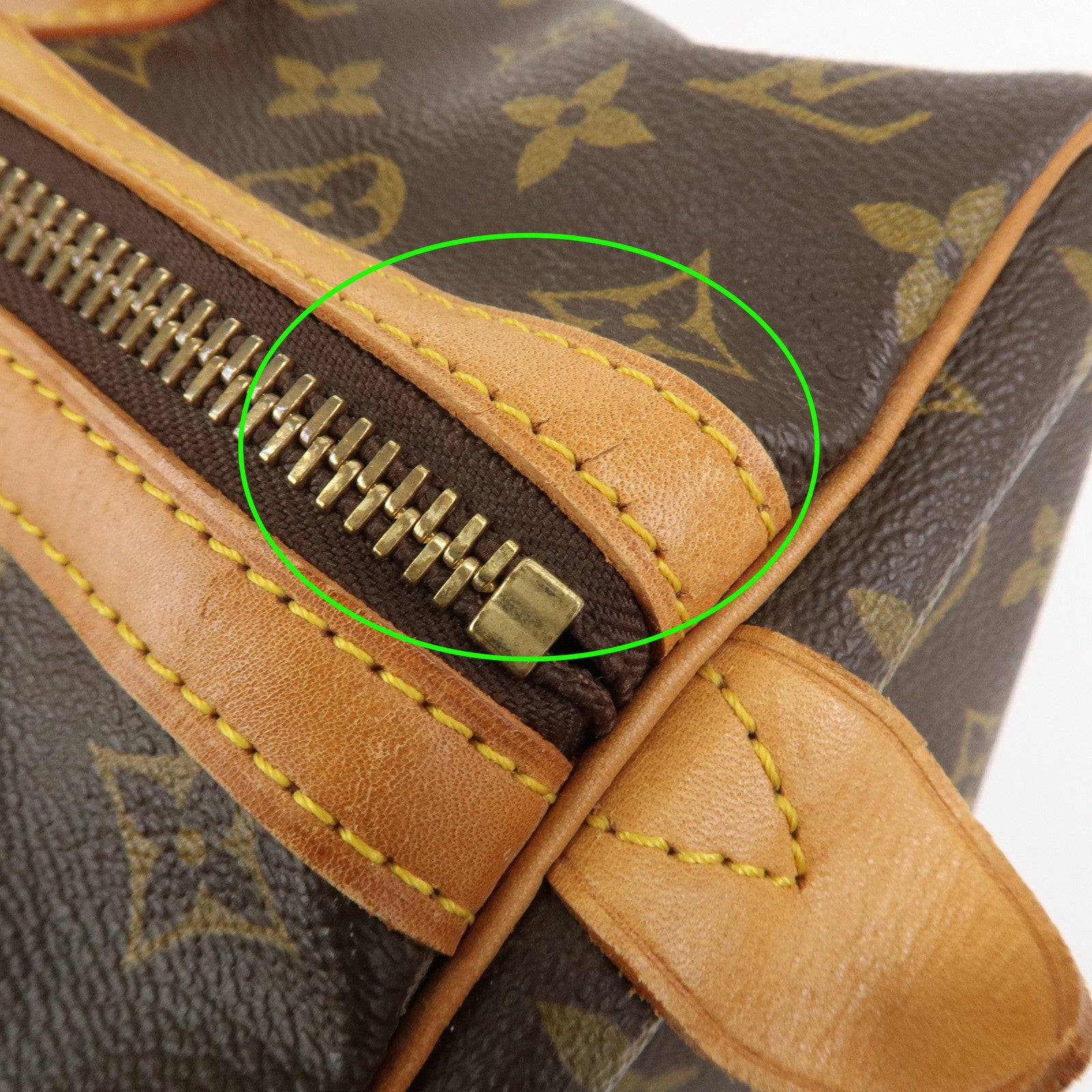 Louis Vuitton Monogram Sac Souple 35 Boston Bag Brown M41626