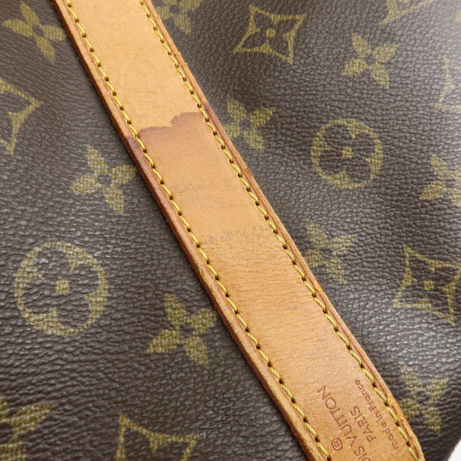 Louis Vuitton Monogram Keep All Bandouliere 60 Boston Bag M41412