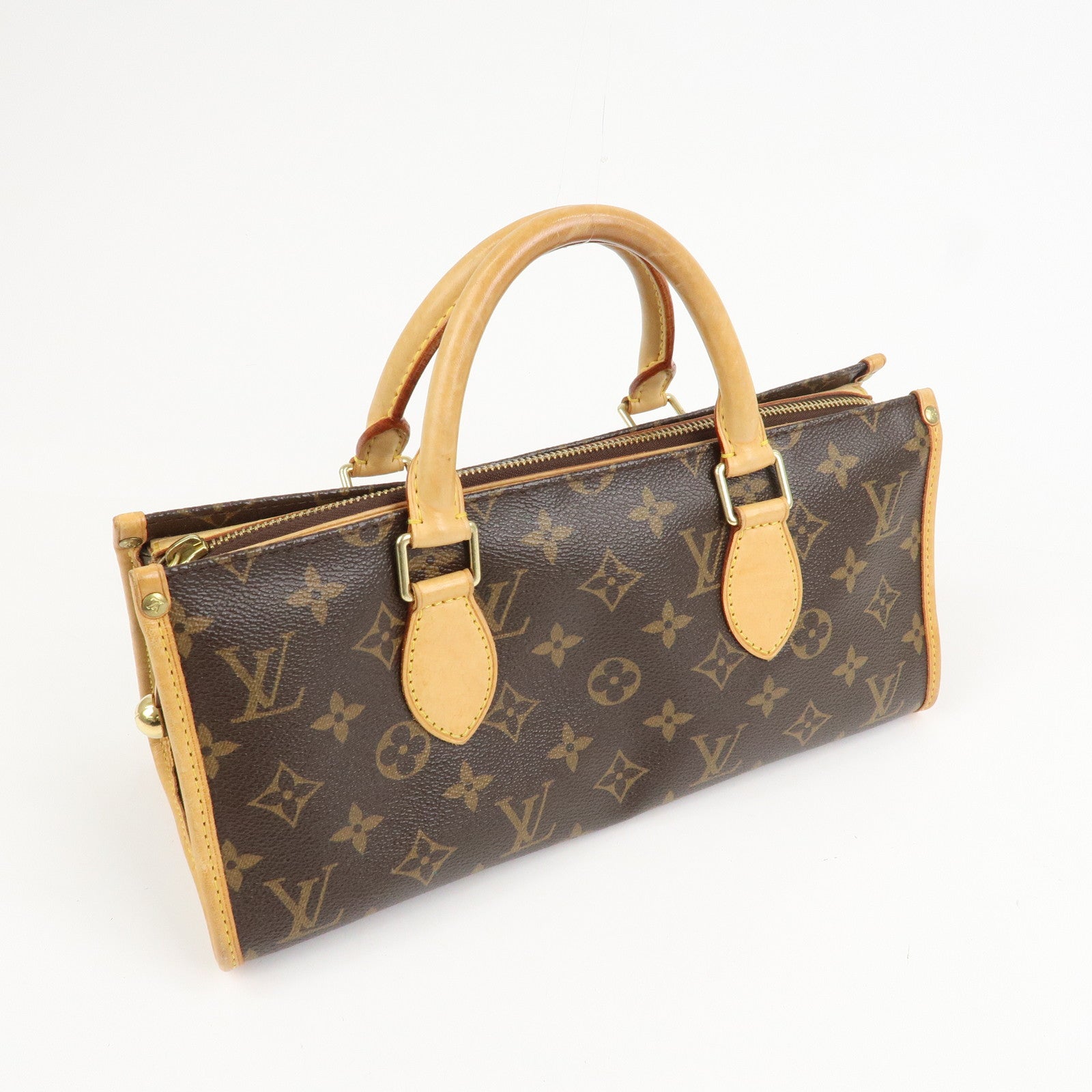 Louis Vuitton Monogram Popincourt Hand Bag Brown M40009