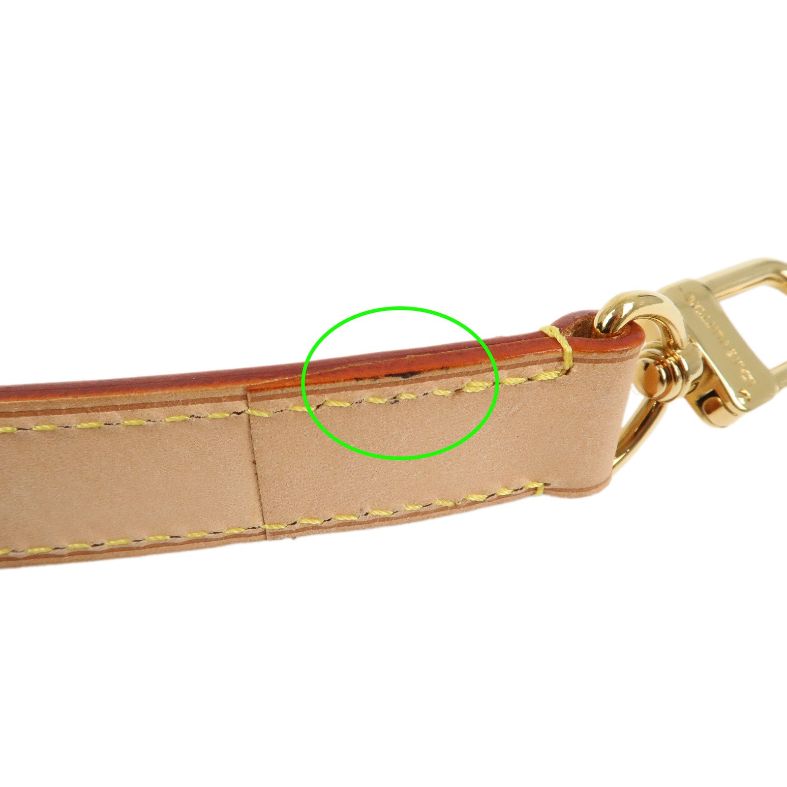 Louis Vuitton Nume Leather Shoulder Strap Adjustable Beige