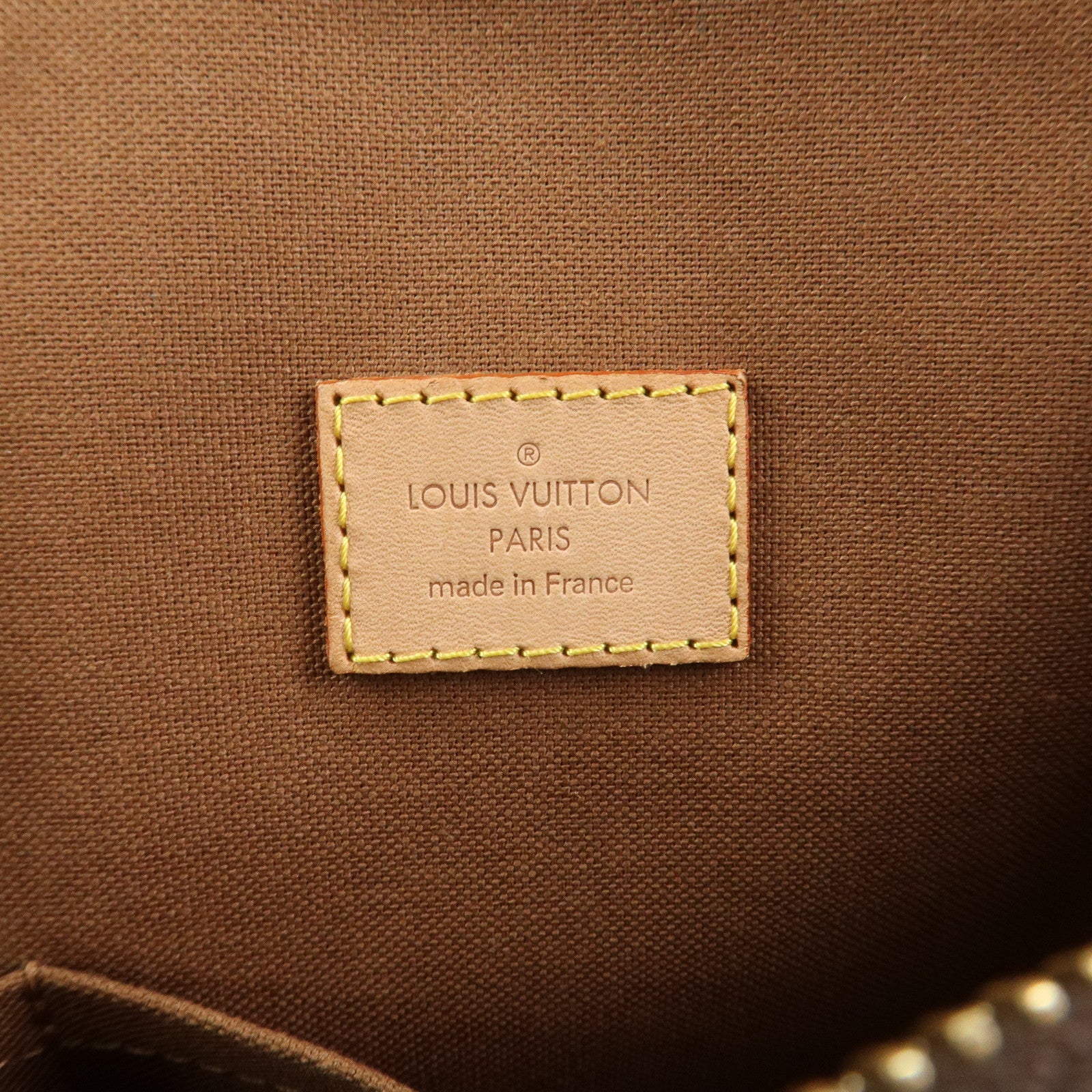 Louis Vuitton Monogram Lockit PM Hand Bag Tote Bag Brown M40102