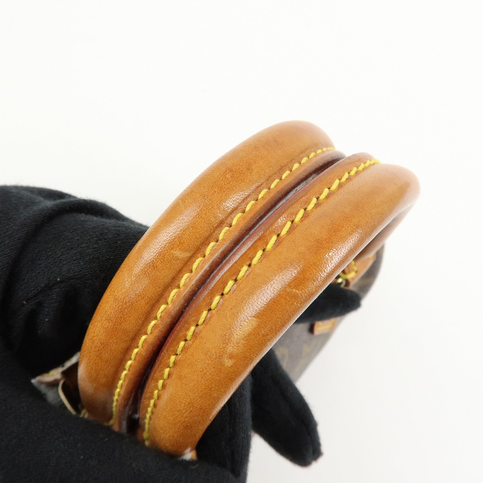 Louis Vuitton Monogram Mini Speedy Hand Bag & Strap Brown M41534