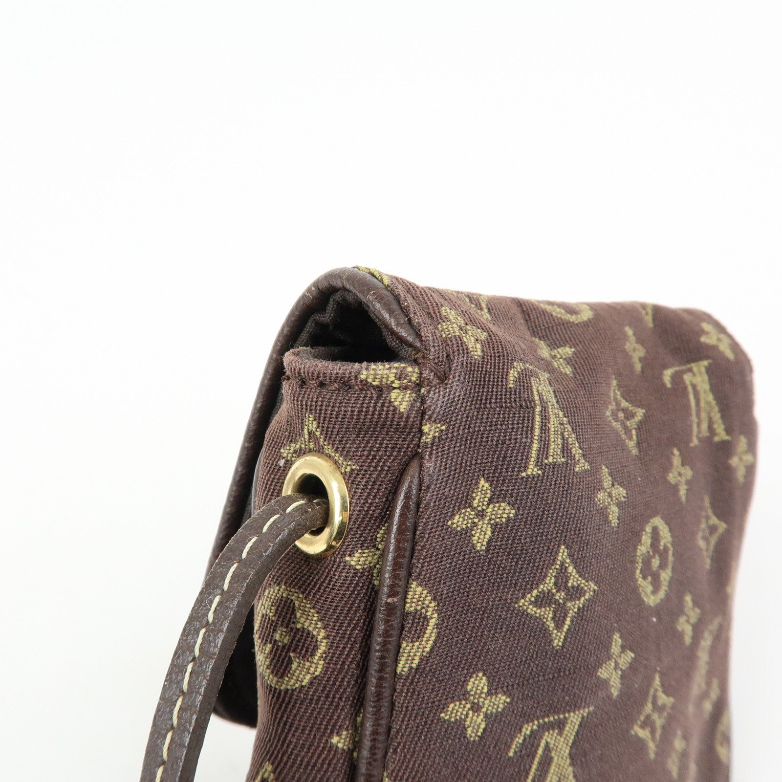 Louis Vuitton Monogram Mini Lin Pochette Cancun Ebene M95313