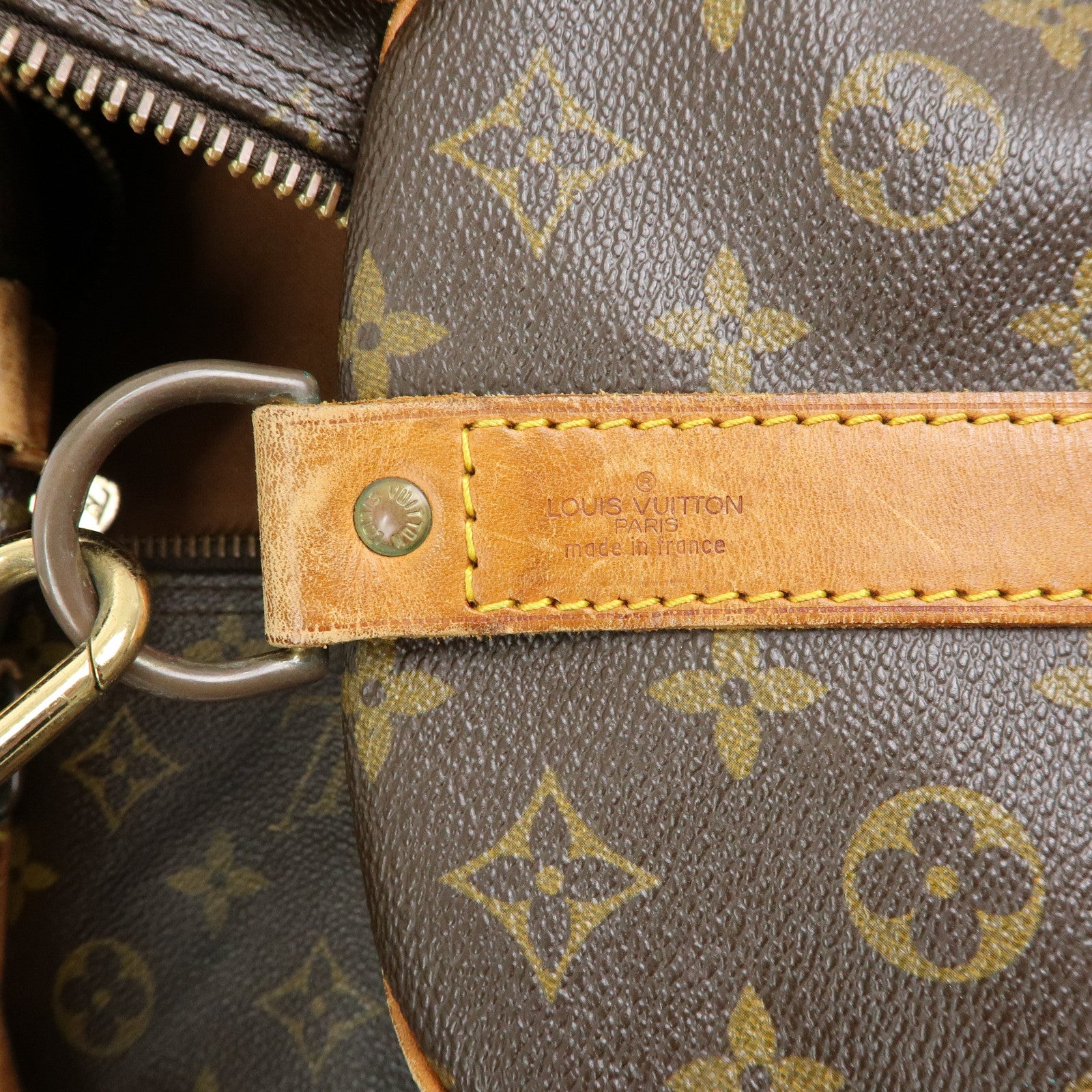 Louis Vuitton Monogram Keep All Bandouliere 60 Boston Bag M41412