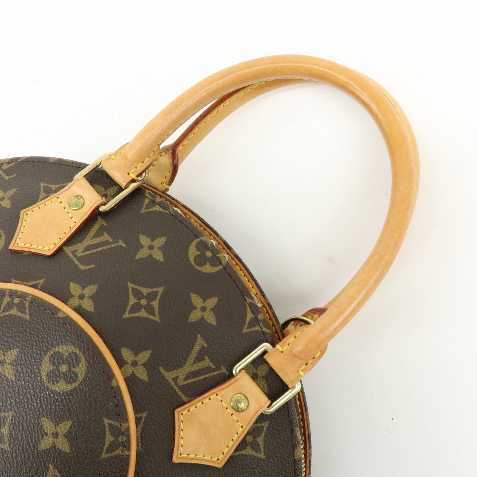Louis Vuitton Monogram Ellipse PM Canvas Hand Bag Brown M51127