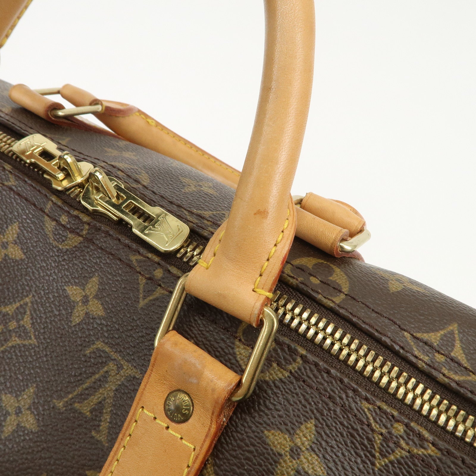 Louis Vuitton Monogram Keep All Bandouliere 50 Boston Bag M41416