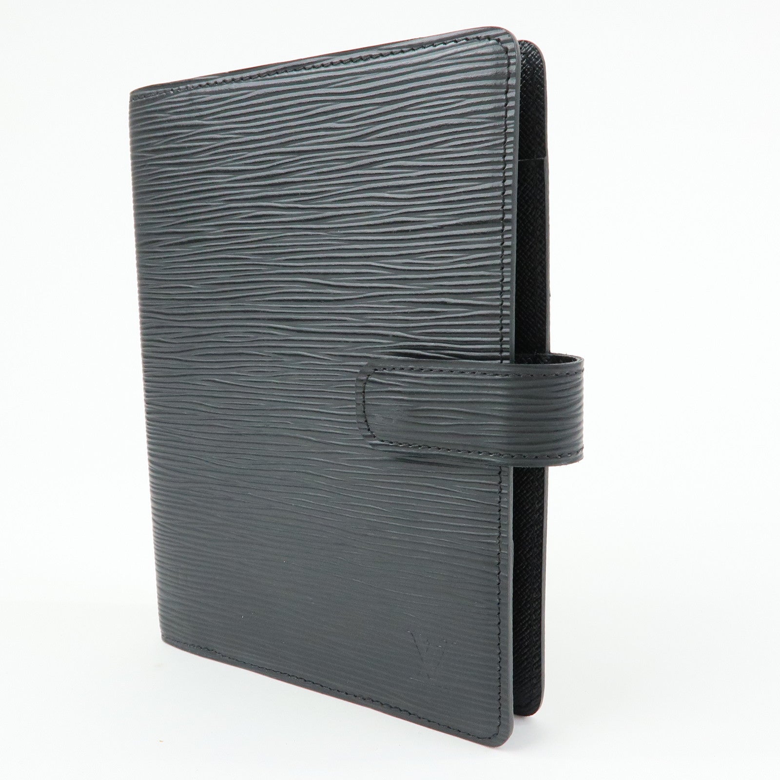 Louis Vuitton Epi Agenda MM Planner Cover Noir Black R20202