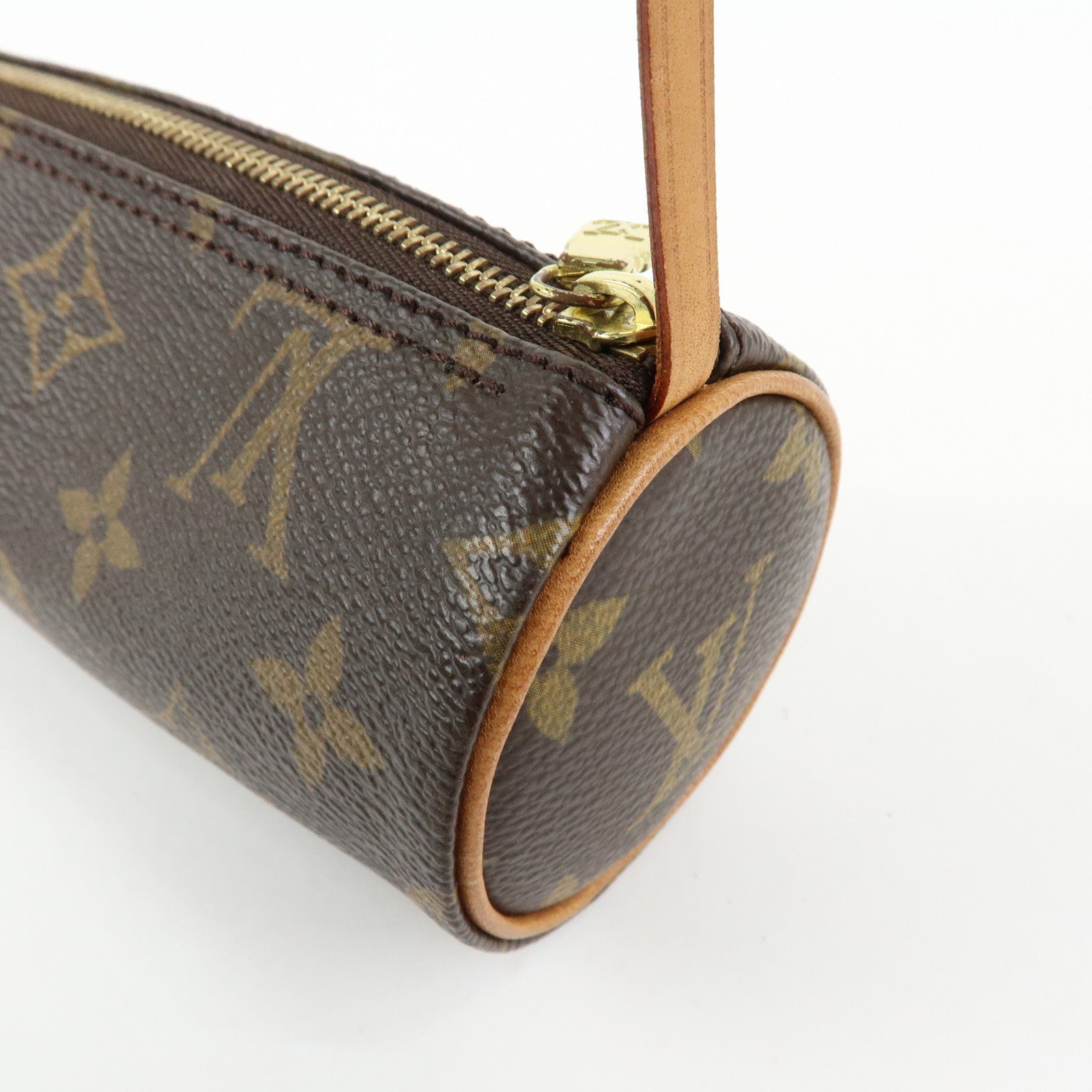 Louis Vuitton Monogram Mini Pouch for Papillon Bag Brown
