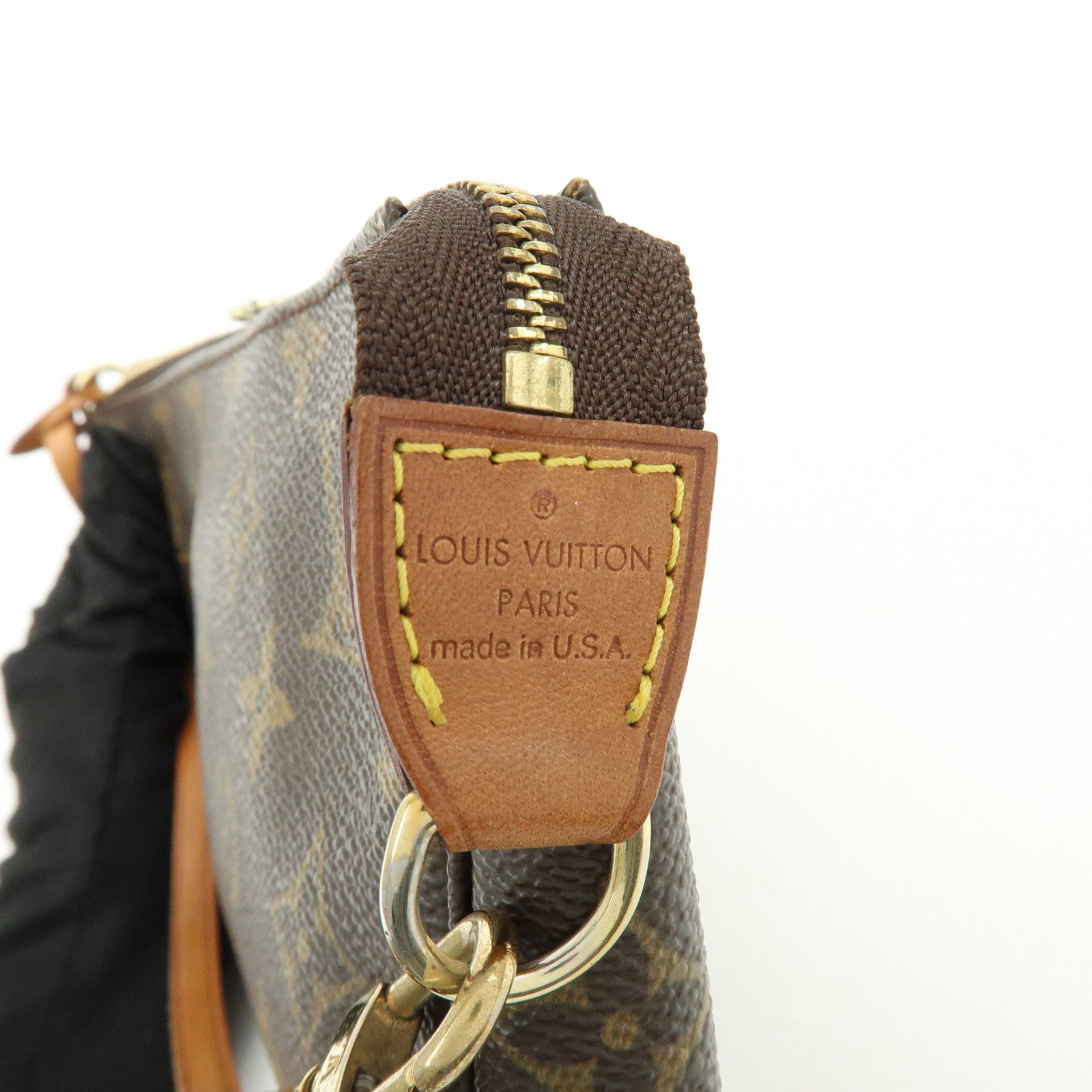 Louis Vuitton Monogram Pochette Accessoires Pouch Hand Bag M51980