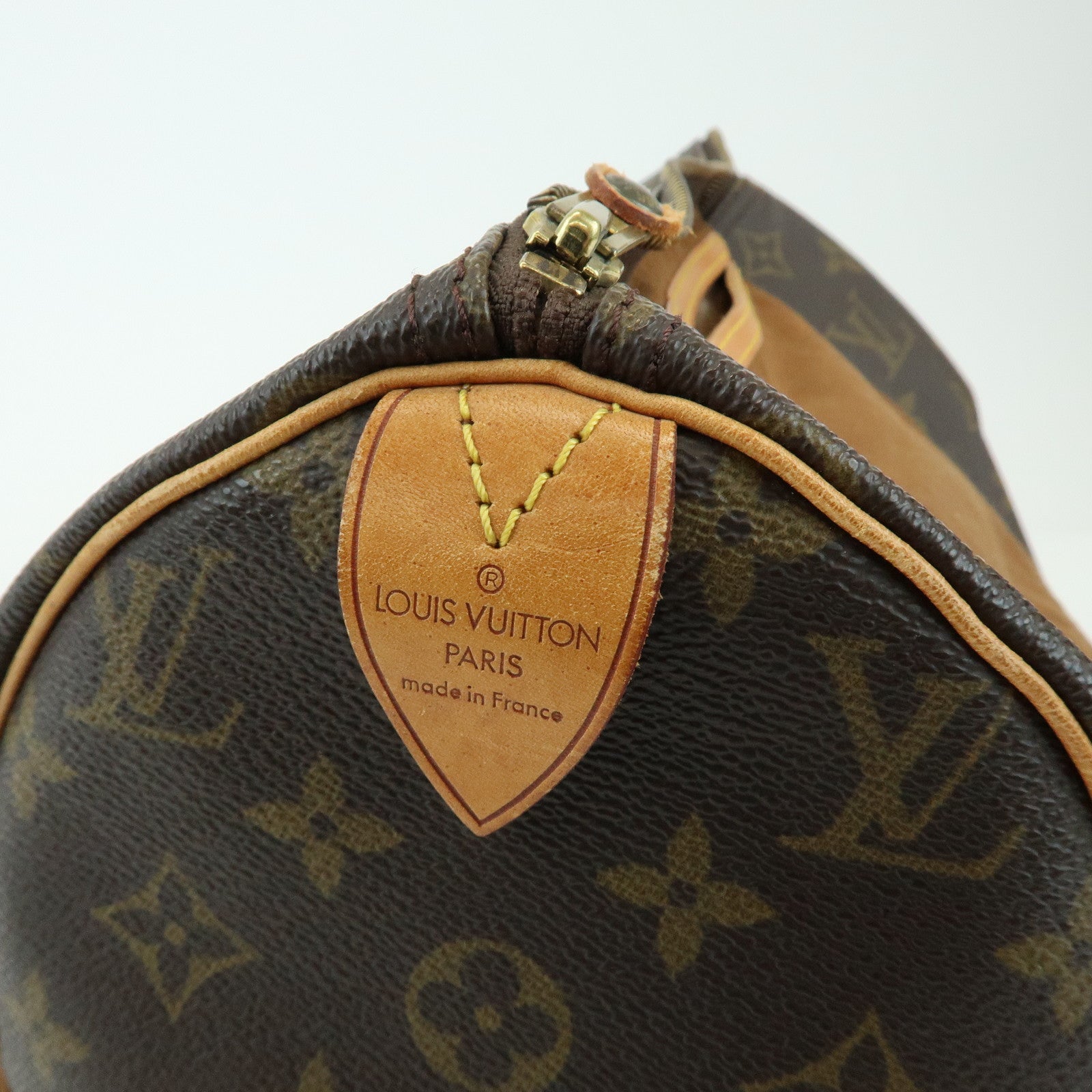Louis Vuitton Monogram Speedy 30 Boston Bag Hand Bag Brown M41526