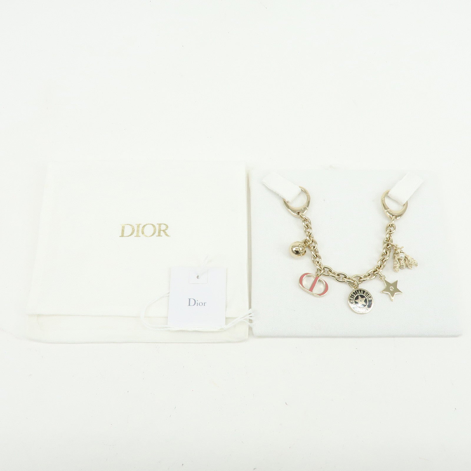 Christian Dior Metal 30 Montaigne Charm Bag Charm Key Holder