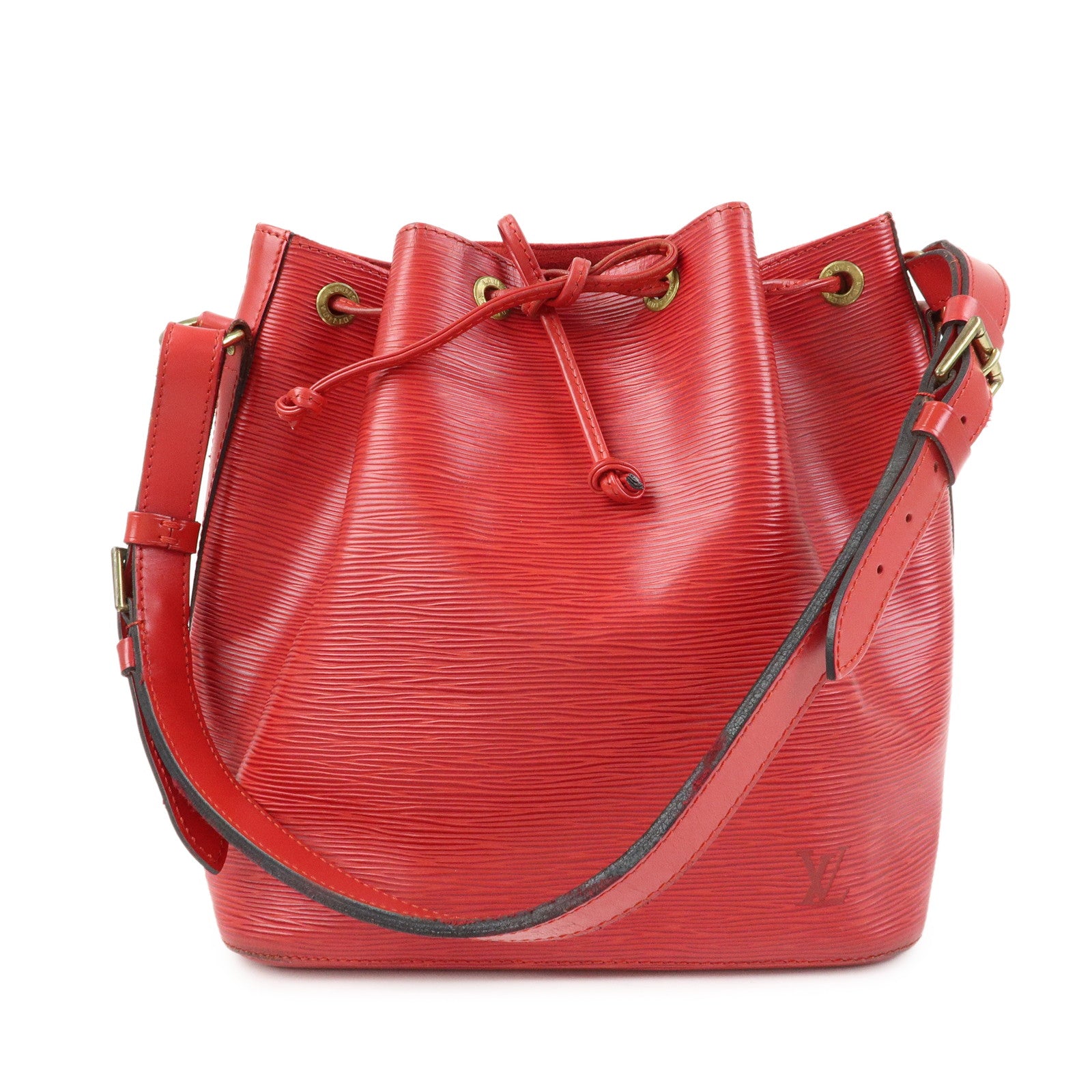Louis Vuitton Epi Petit Noe Shoulder Bag Castilian Red M44107