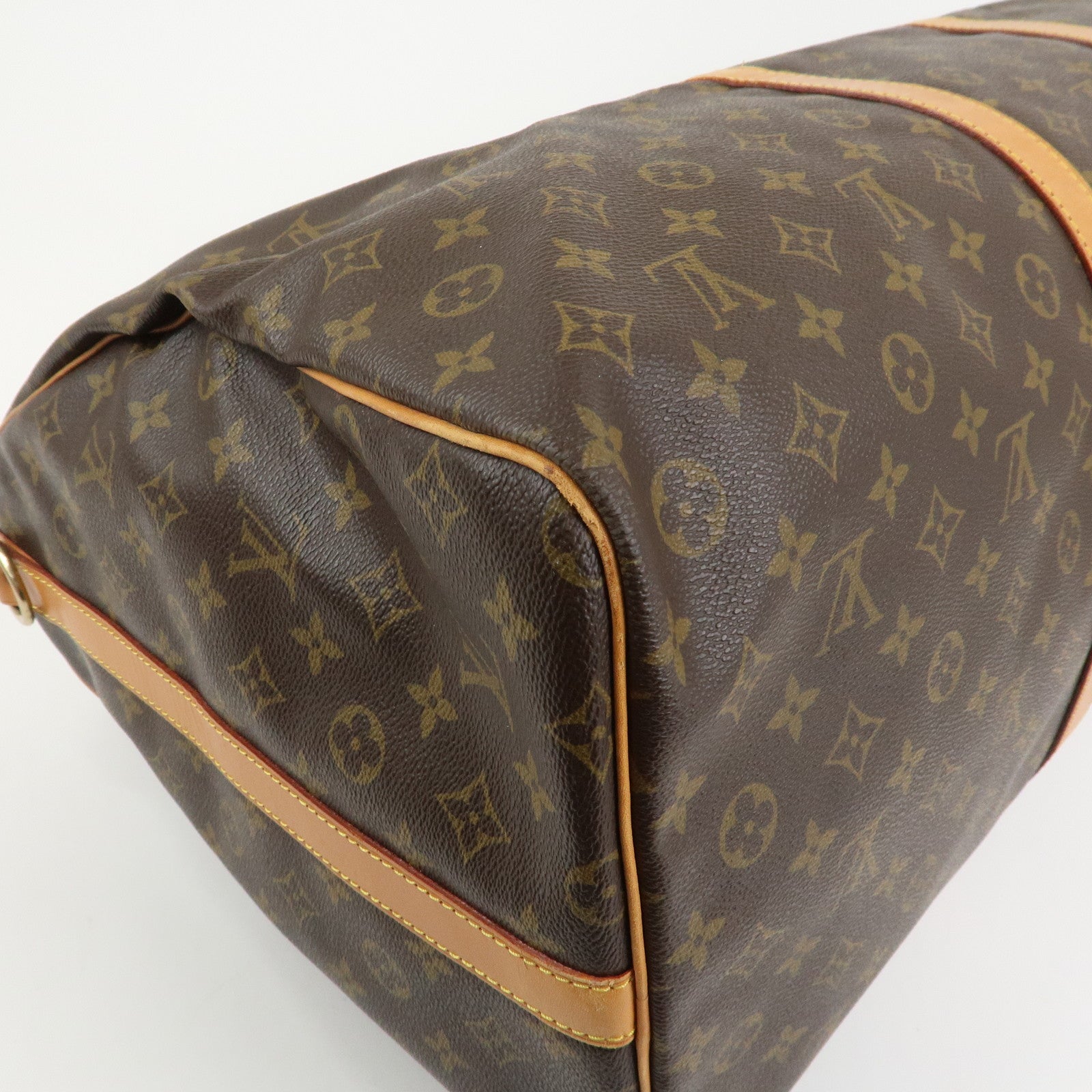 Louis Vuitton Monogram Keep All Bandouliere 60 Boston Bag M41412
