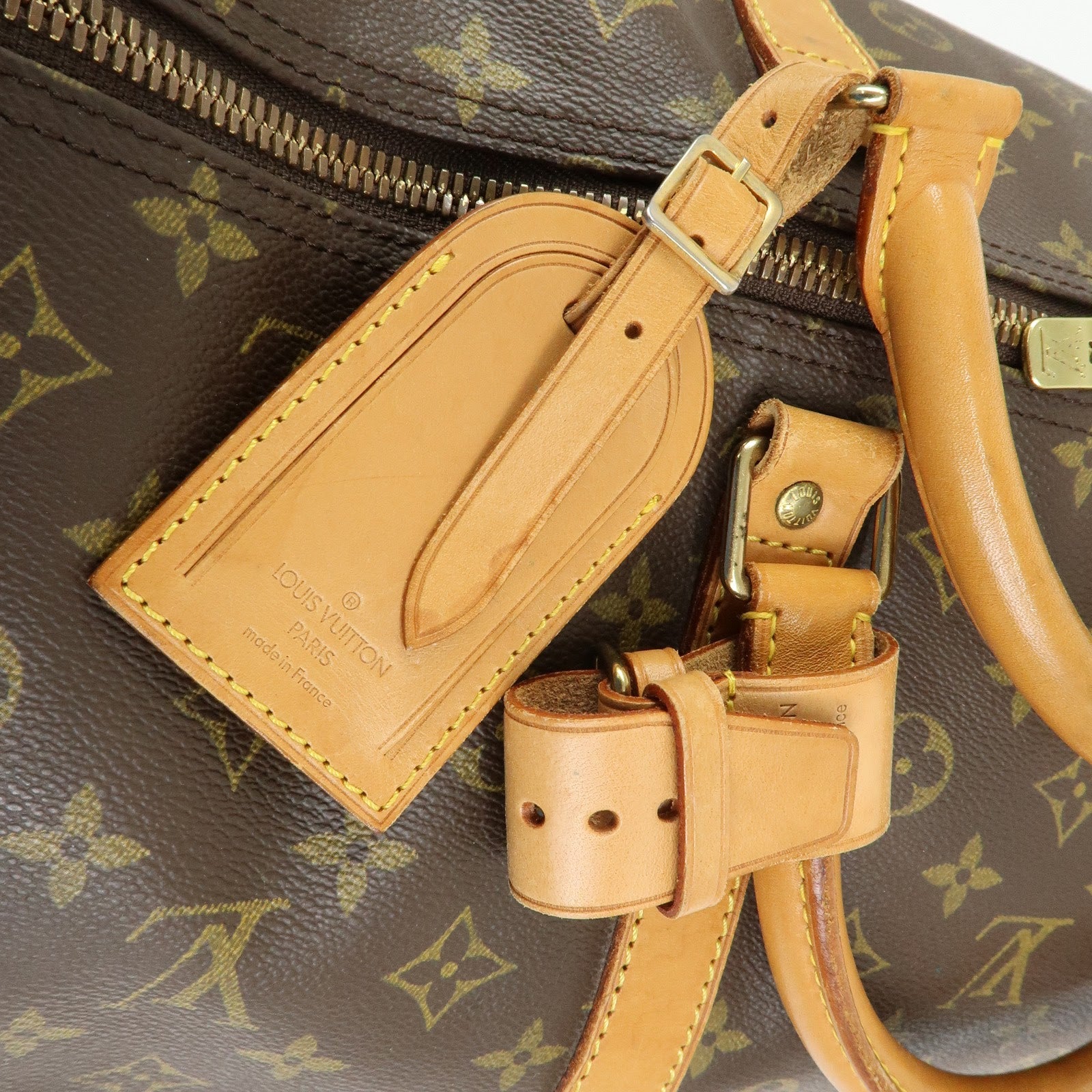 Louis Vuitton Monogram Keep All Bandouliere 60 Boston Bag M41412
