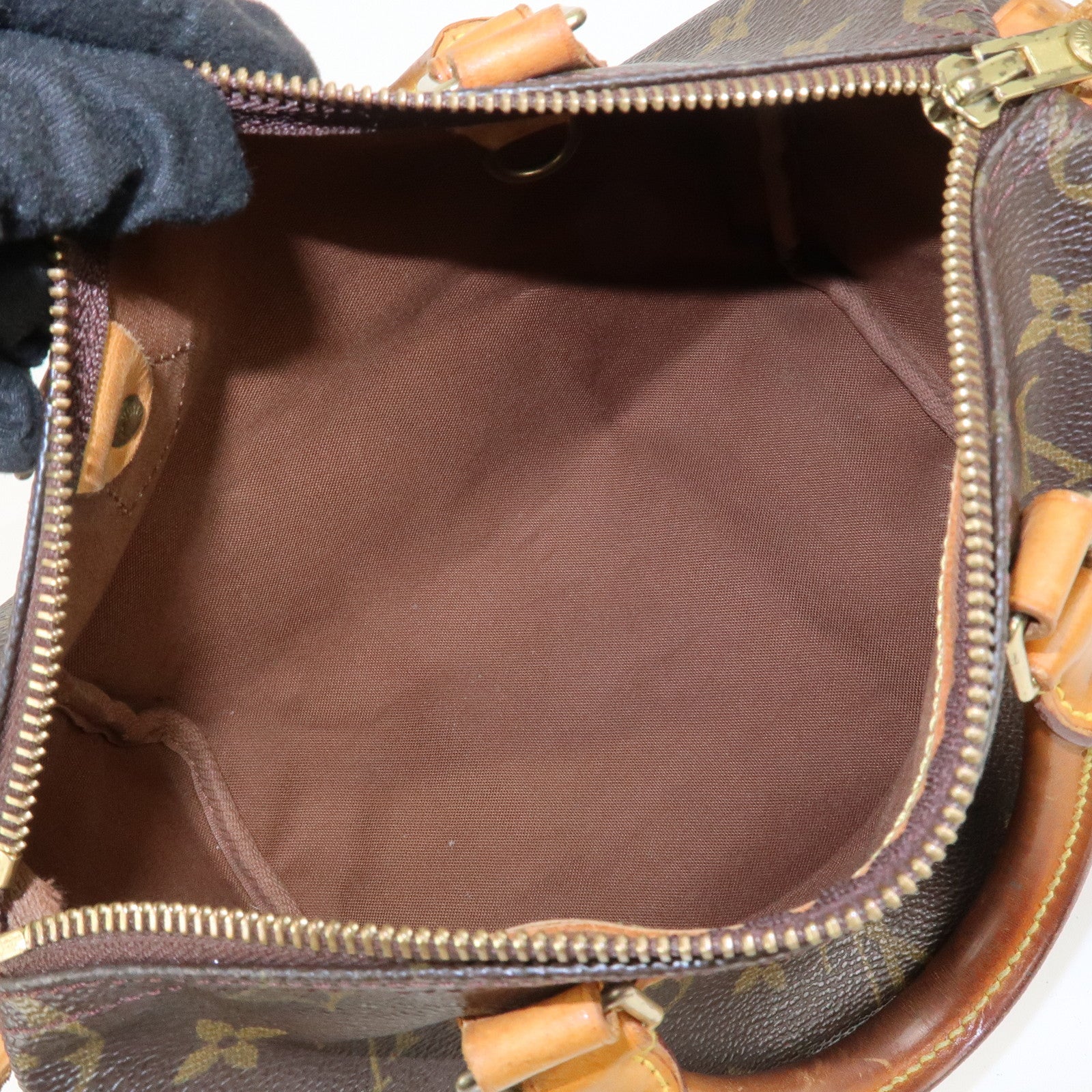 Louis Vuitton Monogram Speedy 25 Boston Bag Hand Bag Brown M41528