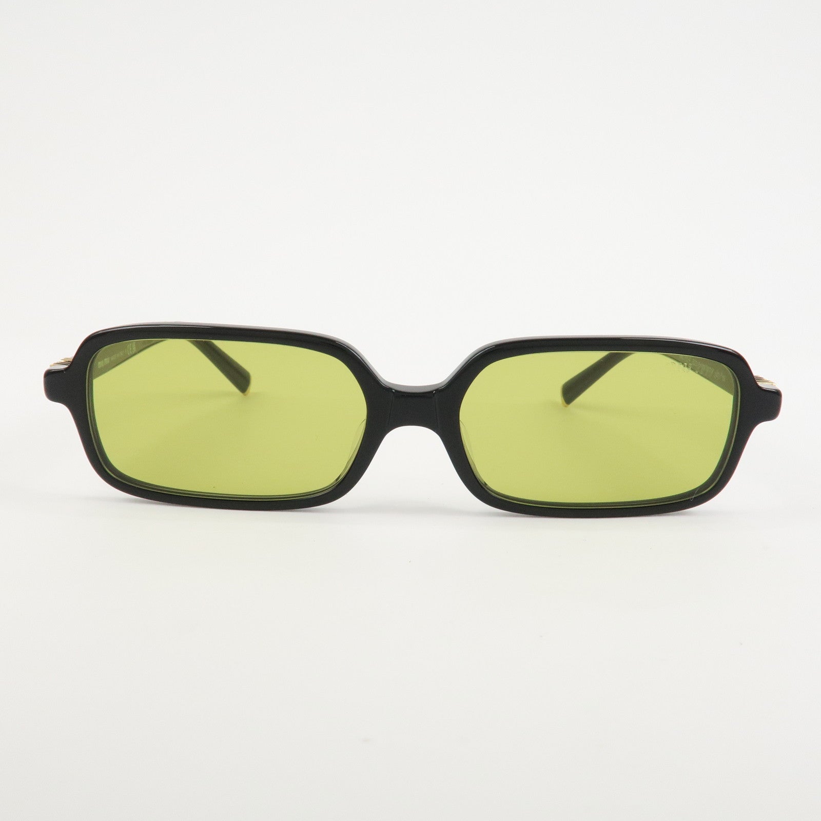 MIU MIU Plastic Sunglasses Black SMU 11Z-F 52□15 16K-170 140 1N